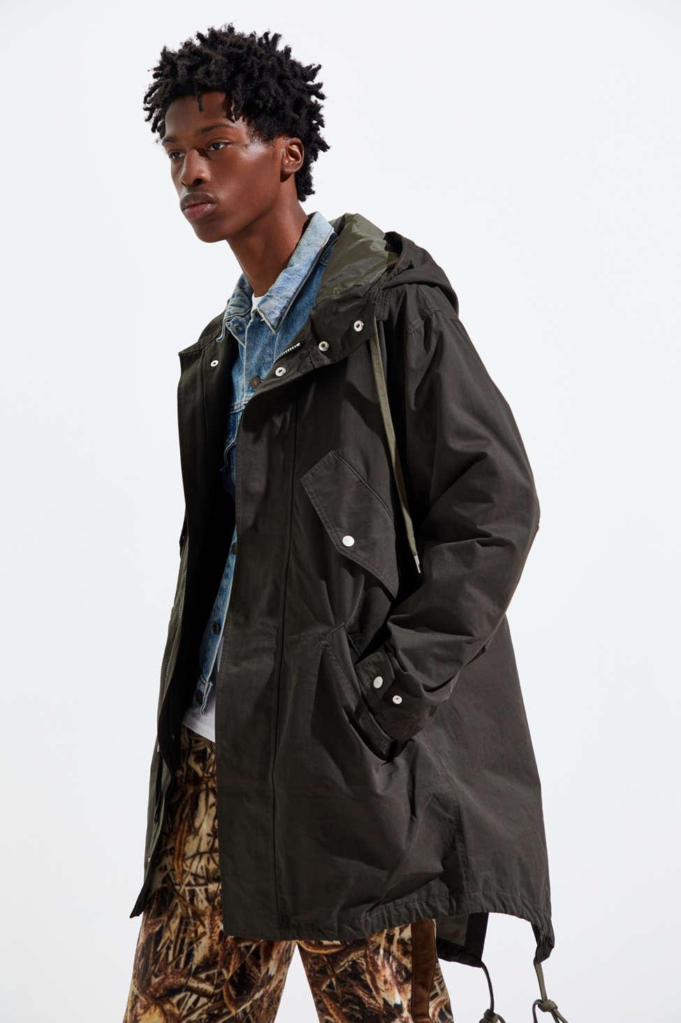 cotton fishtail parka