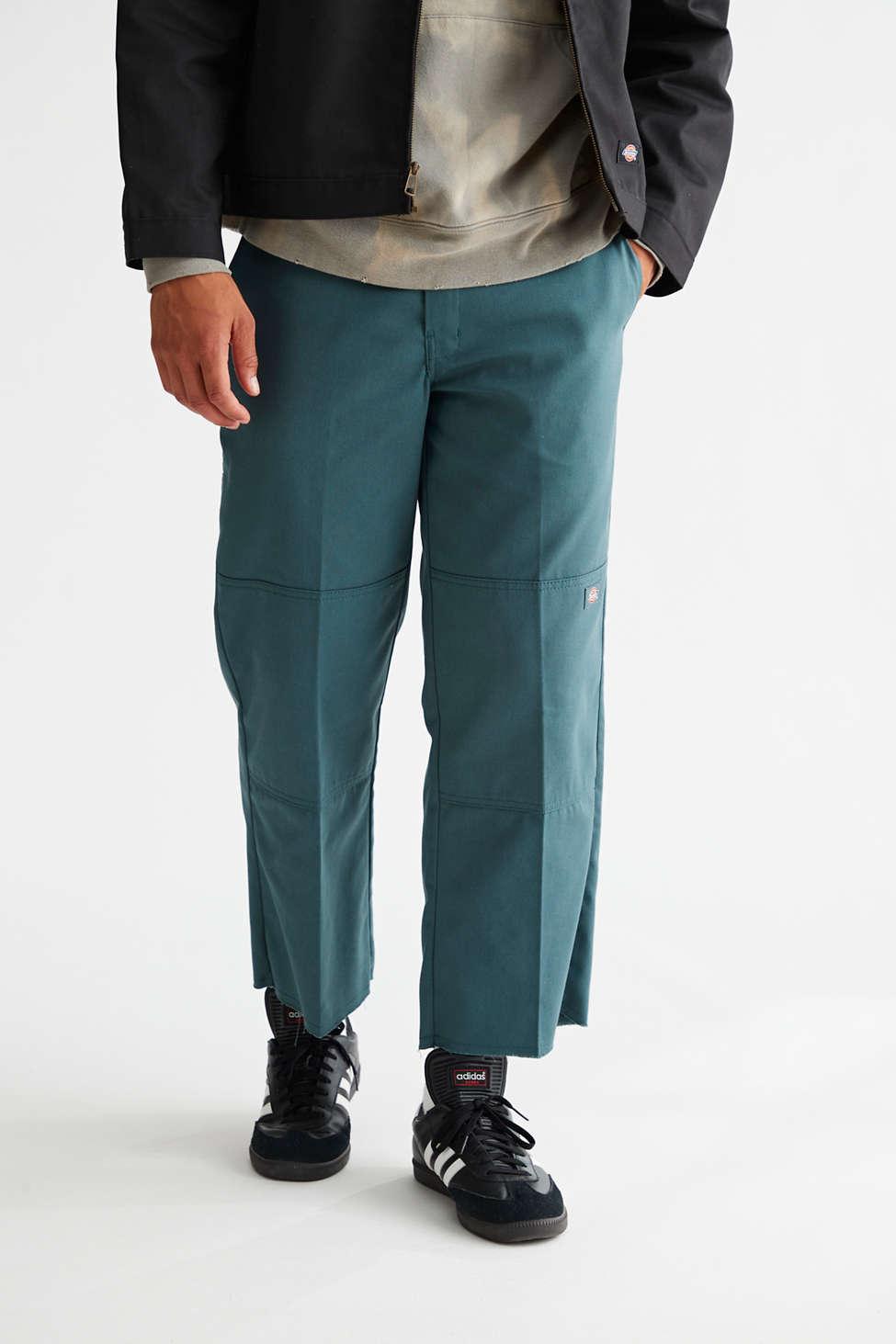 Dickies Uo Exclusive Cropped Double Knee Work Pant in Green for Men Lyst