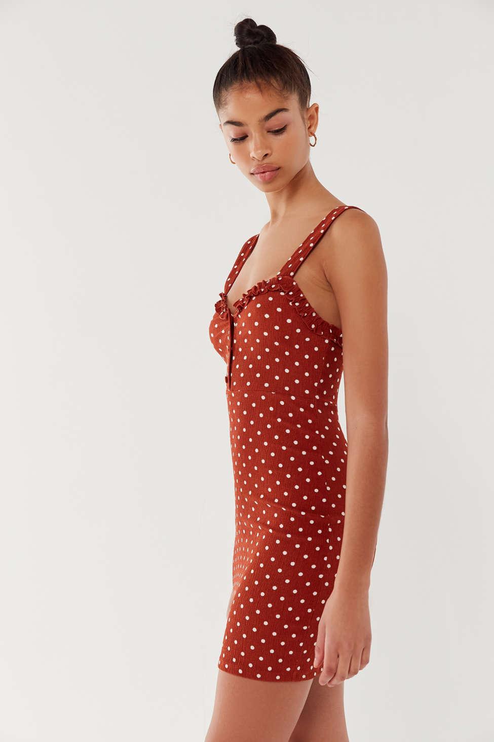 urban outfitters polka dot dress