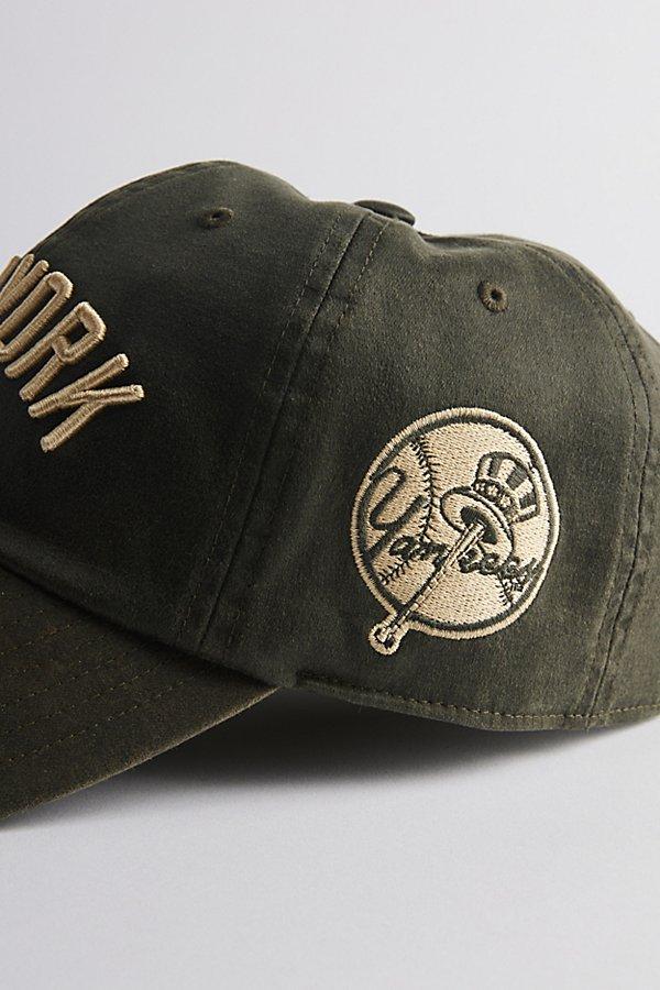 Mitchell & Ness MLB NY Yankees Tonal Logo Dad Hat, MOSS GREEN Mitchell & Ness Mlb New York Yankees Tonal Logo Dad Hat in  main image 2
