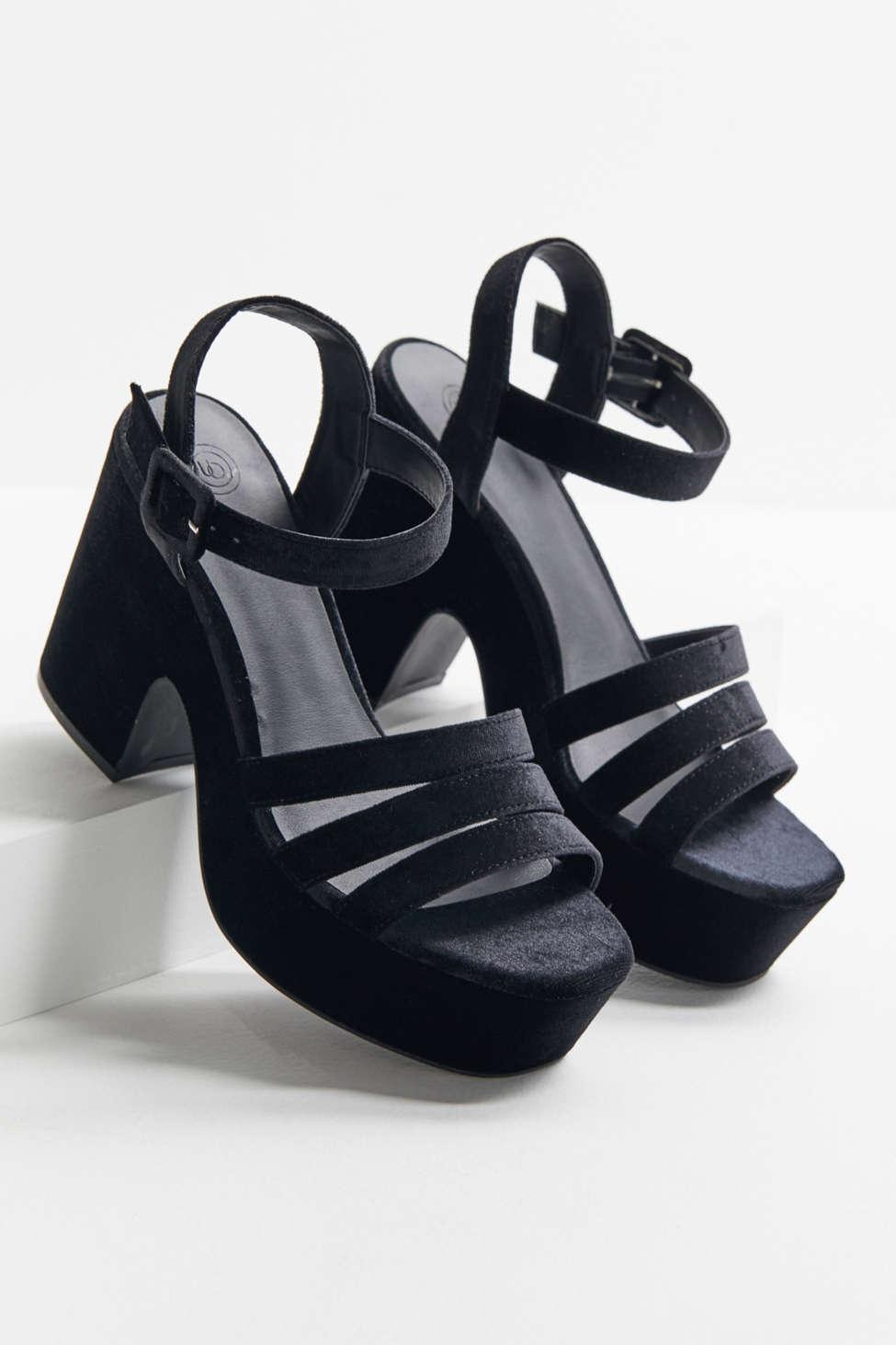 Urban Outfitters Uo Avery Platform Heel in Black | Lyst