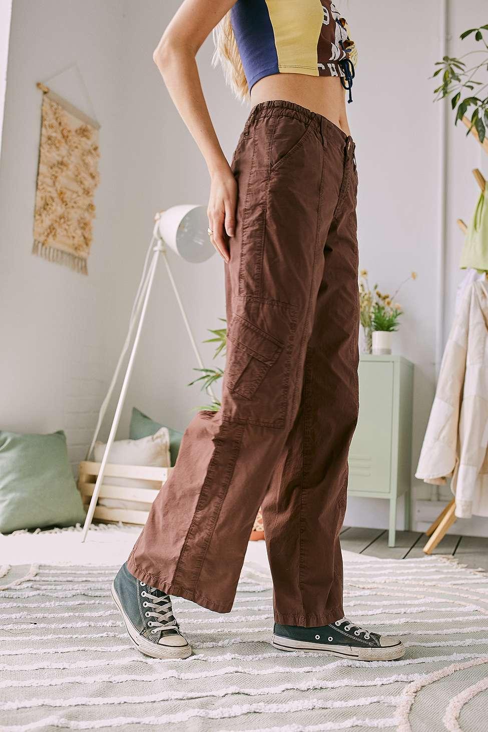 Cargo Trousers Brown Corduroy Pants Urban Outfitters Cargo
