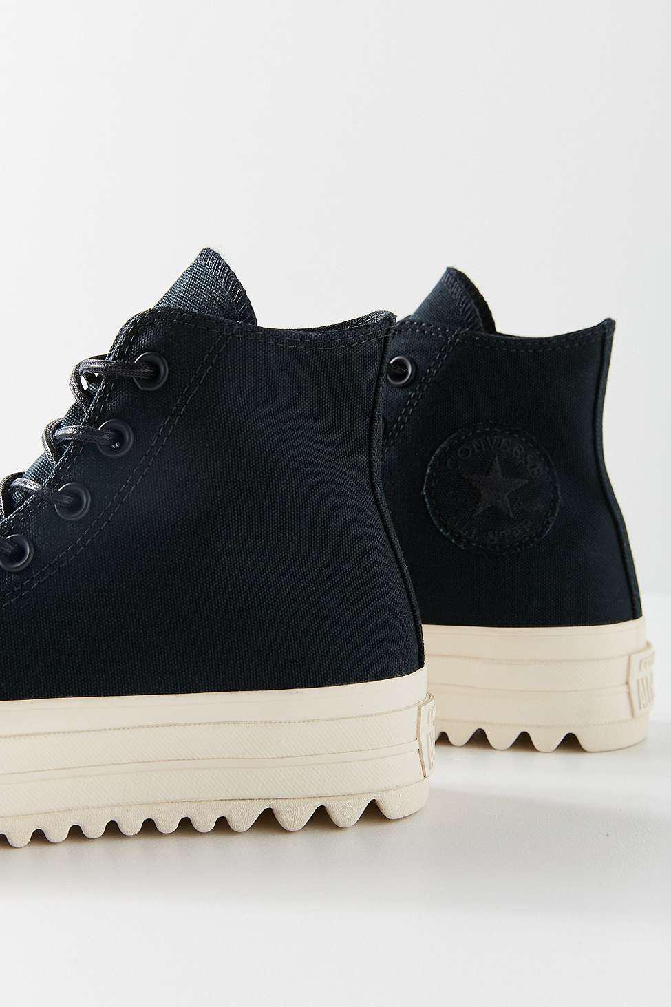 Converse Canvas Chuck Taylor All Star Lift Ripple High Top ...