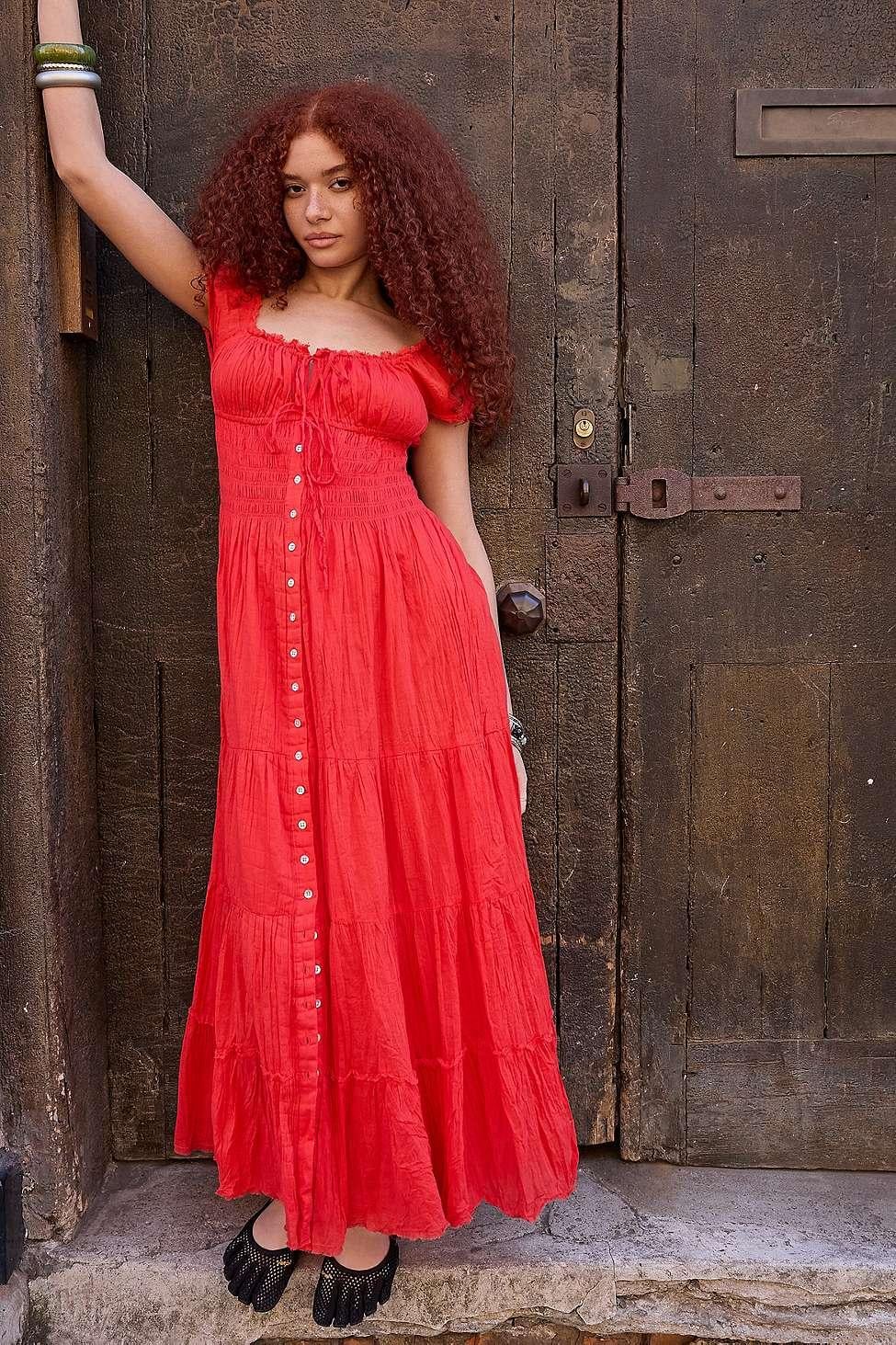 plus summer maxi dresses White Casual Linen Plus Size Summer Maxi Dresses 1640 XL / White