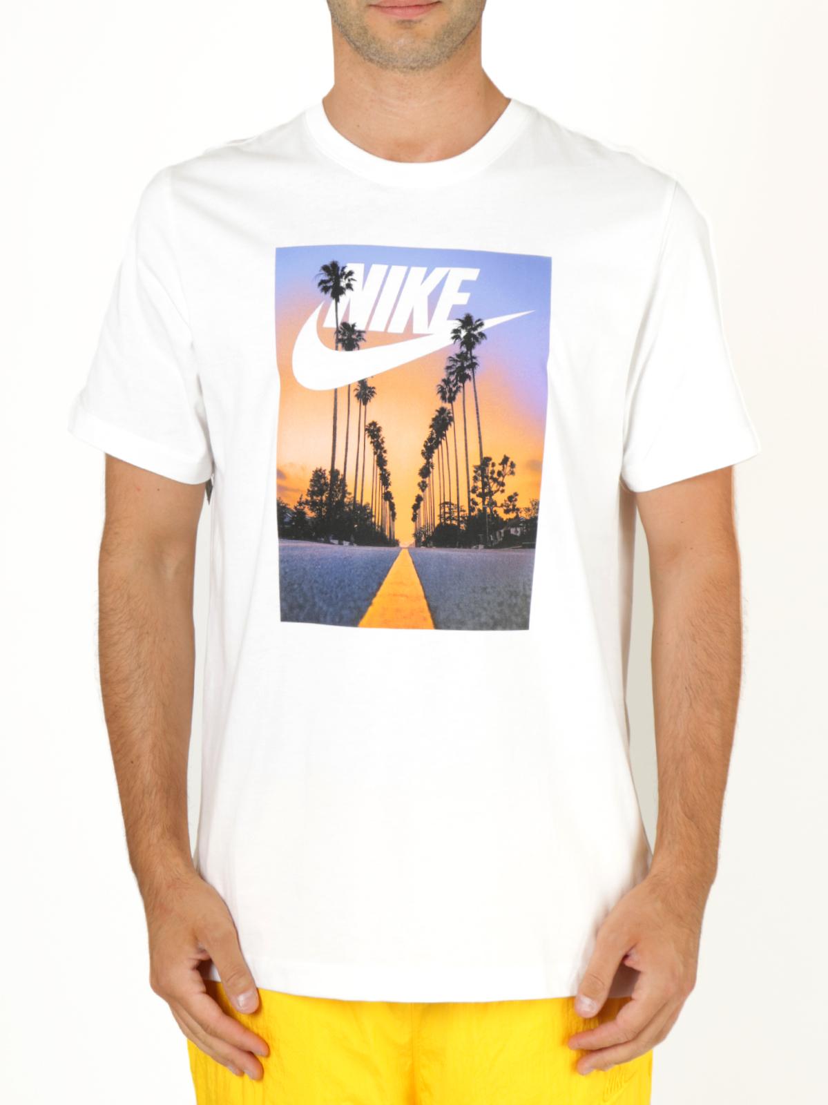 Nike T-shirt In Cotone in White for Men - Lyst