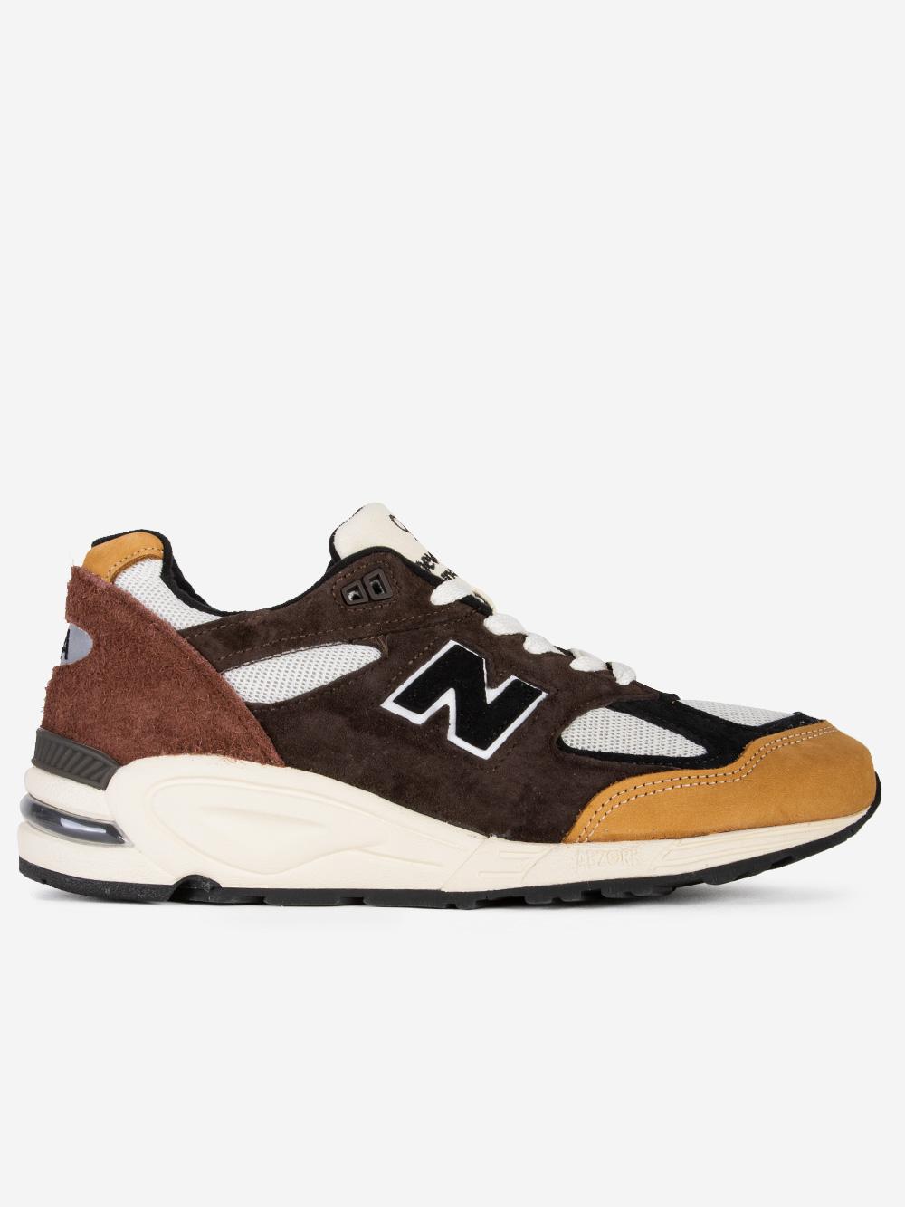 New Balance M990 Bb2 Made In Usa Sneakers in Brown for Men | Lyst