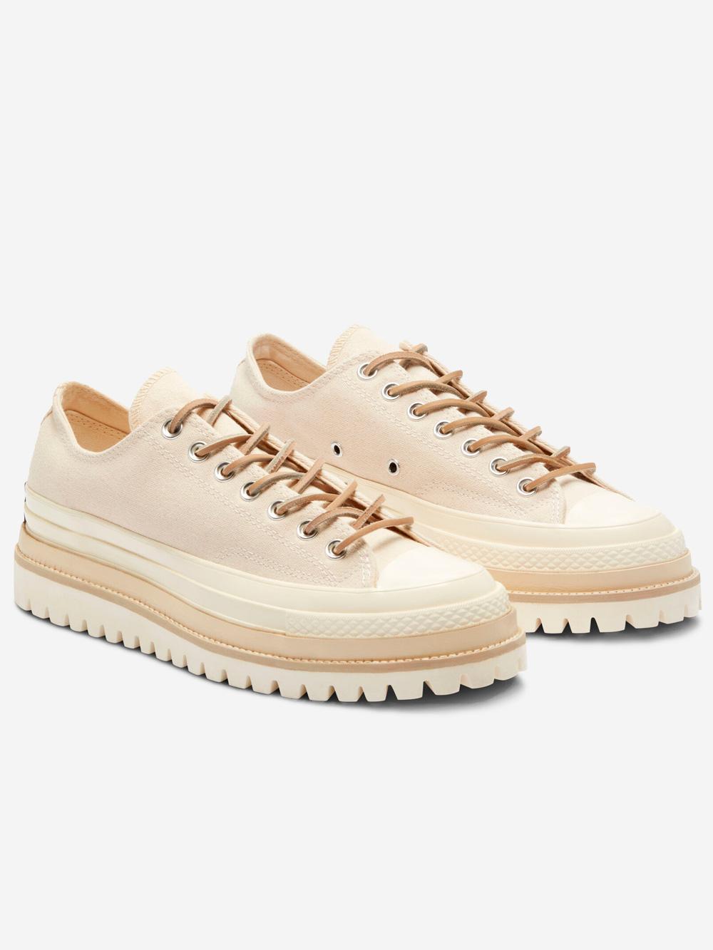 Converse Ct70 Canvas Ltd Ox Sneakers in Natural | Lyst