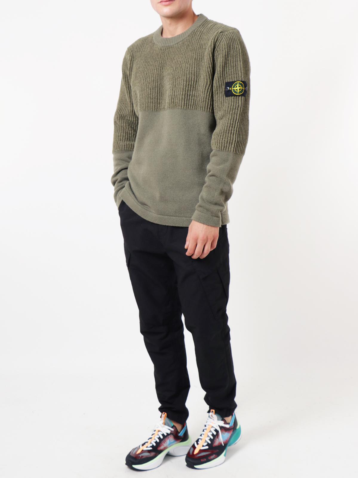 MAGLIA GIROCOLLO IN CINIGLIA DI COTONE da Uomo - Stone Island | Biffi