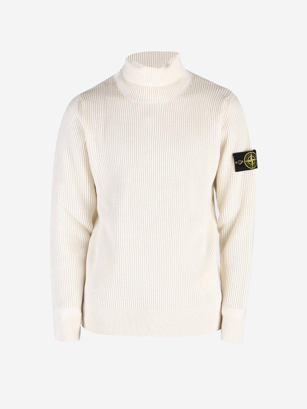 Stone Island Maglione A Collo Alto in White for Men | Lyst