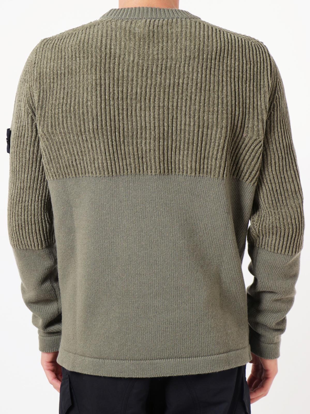 Maglione grigio 'Capitolo 1' in canapa e ciniglia | STONE ISLAND SHADOW  PROJECT
