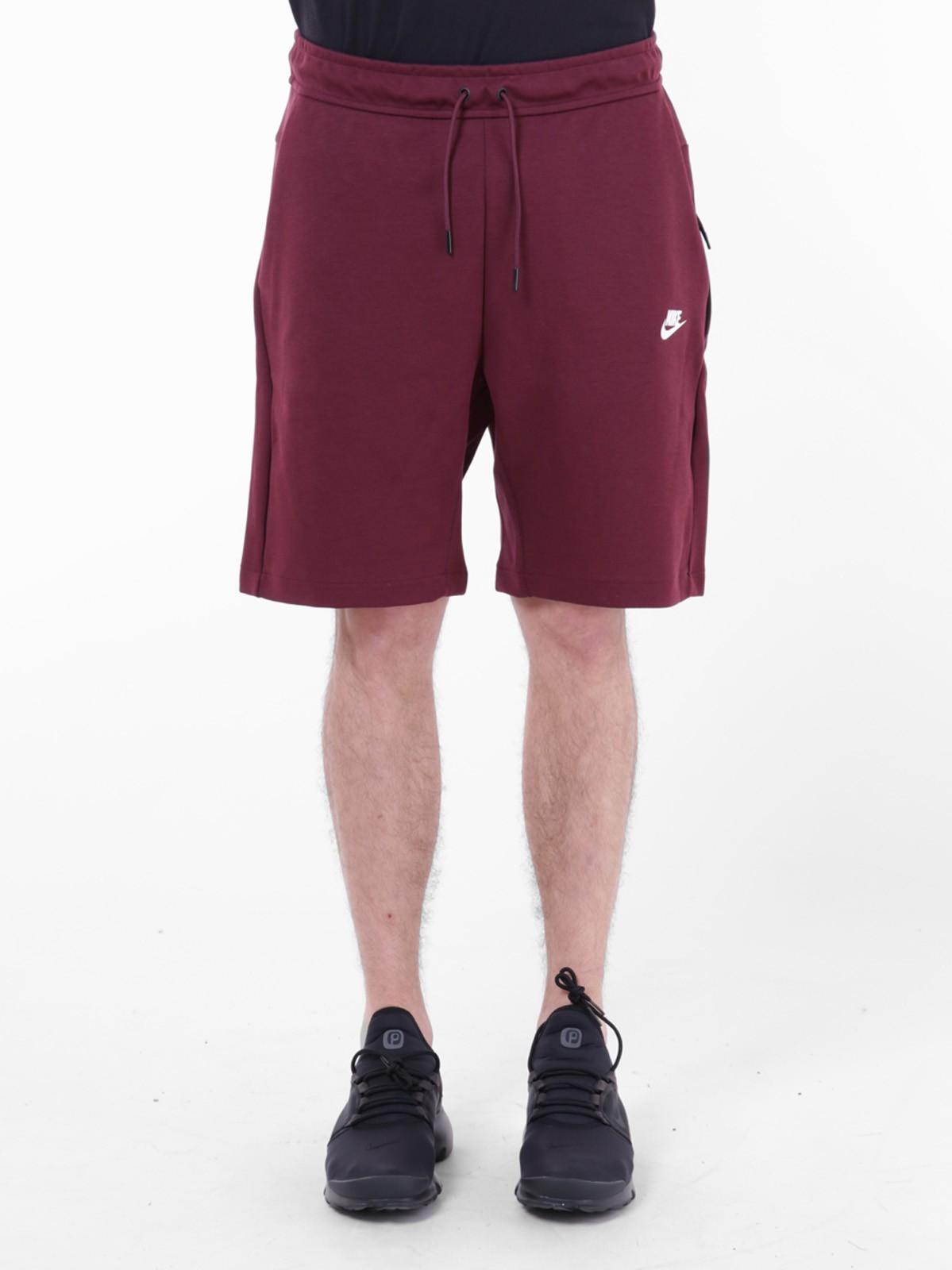 Nike Cotton Shorts In Cotone in Bordeaux (Red) for Men | Lyst