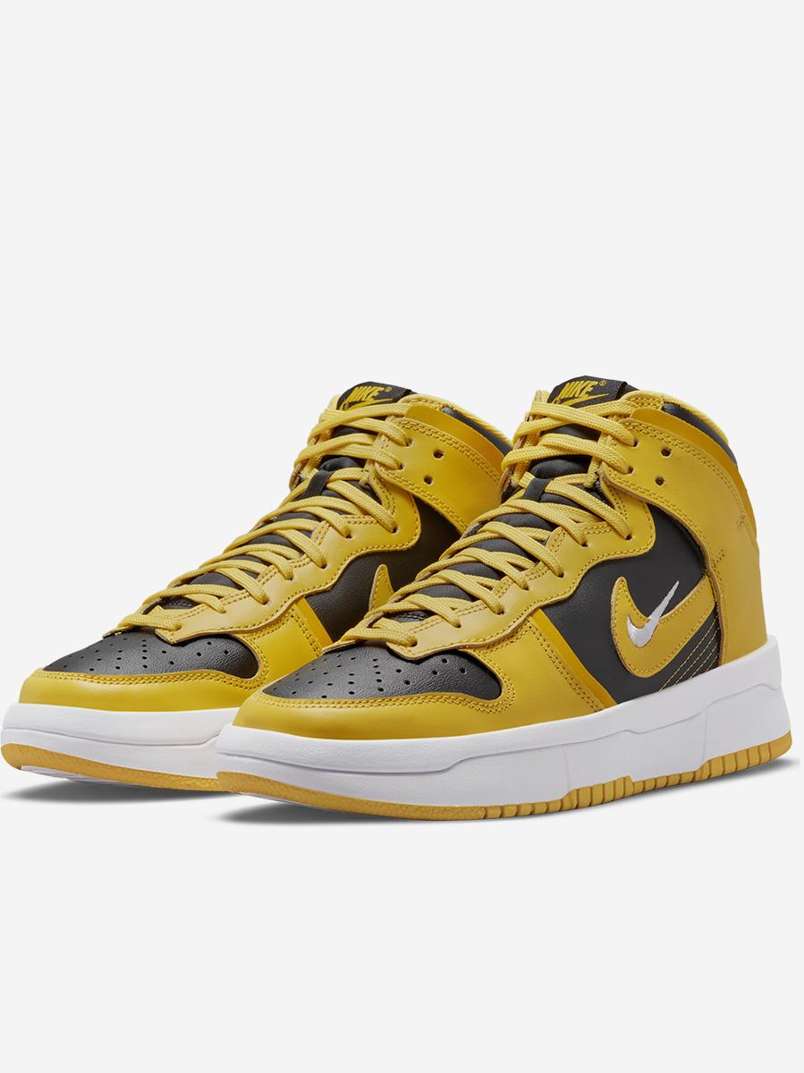 Nike Leather Dunk High Up Women Sneakers - Lyst
