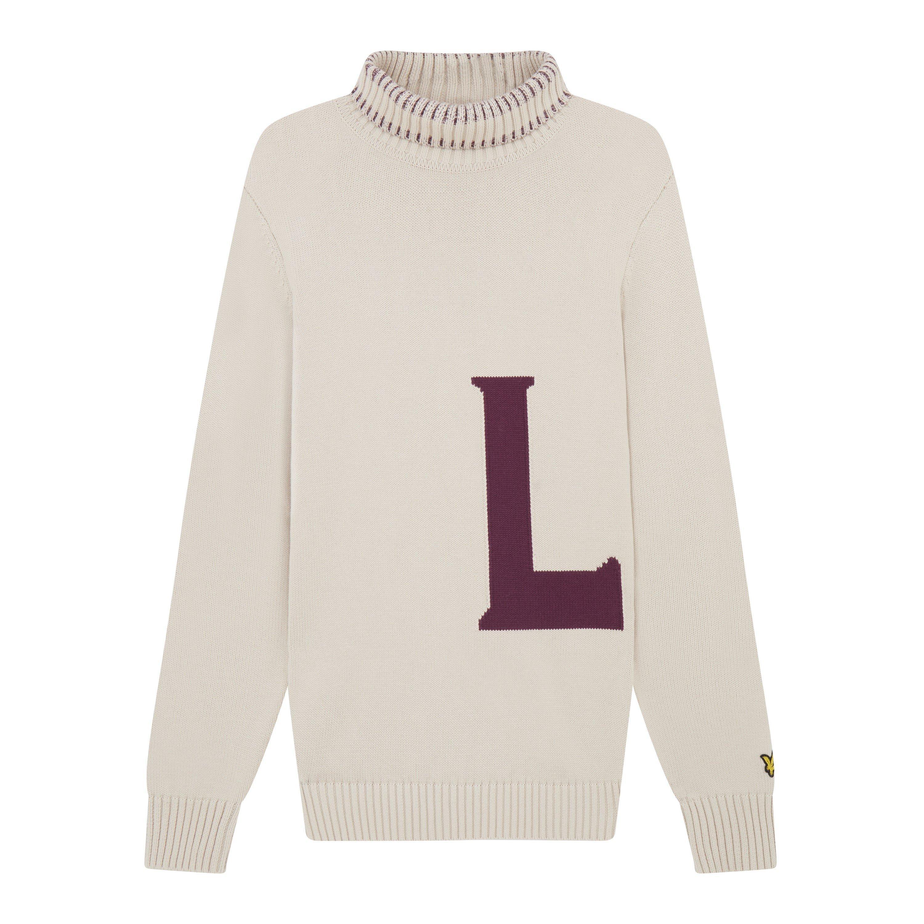 Lyle Scott Ls Roll Neck Jumper in White for Men Lyst UK