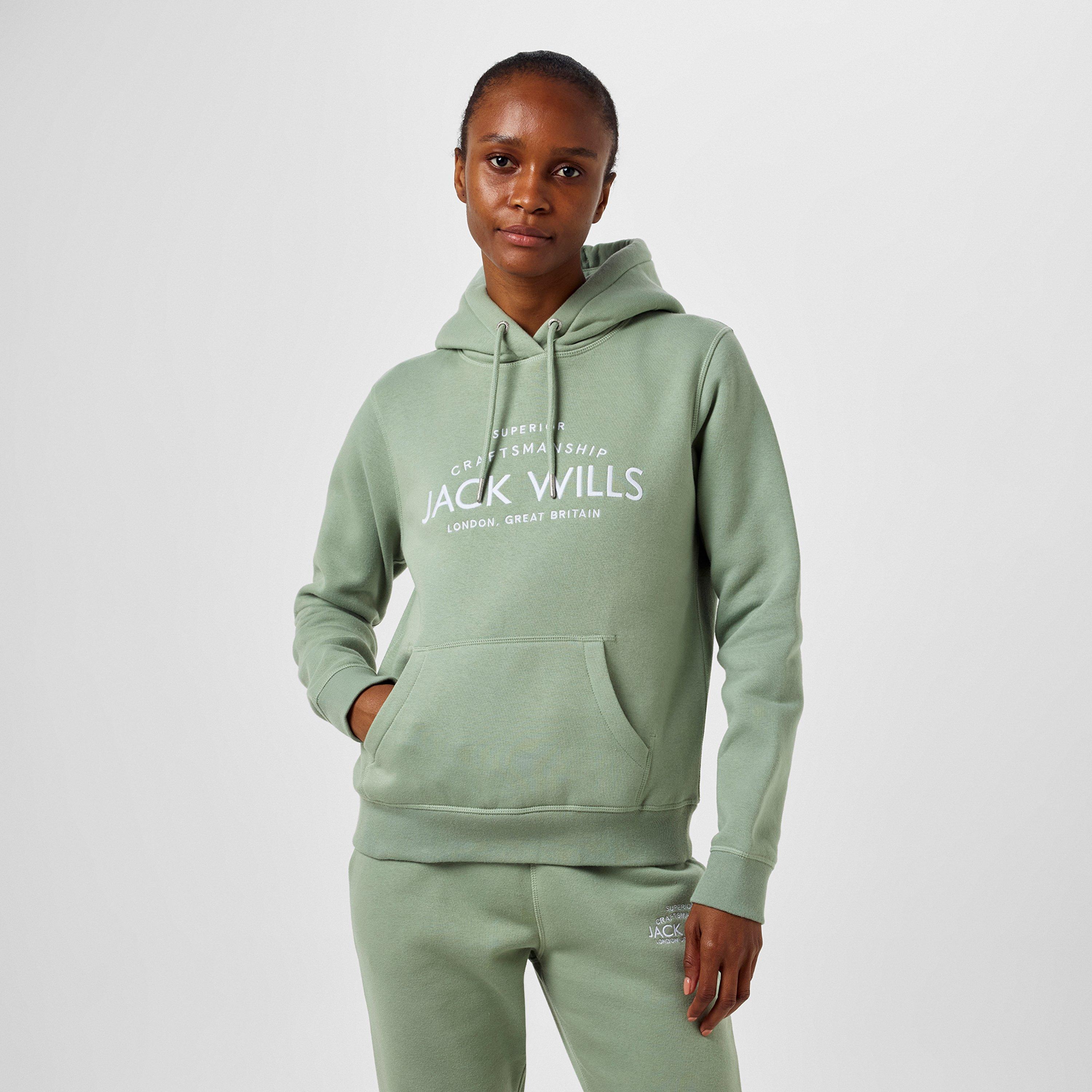 Womens Hoodie Jack Wills Green Sweatshirt Jack Wills Olive Hoodie Sale