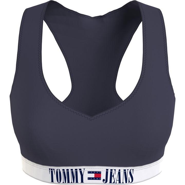 Tommy Hilfiger Bralette (ext Sizes) in Blue Lyst UK