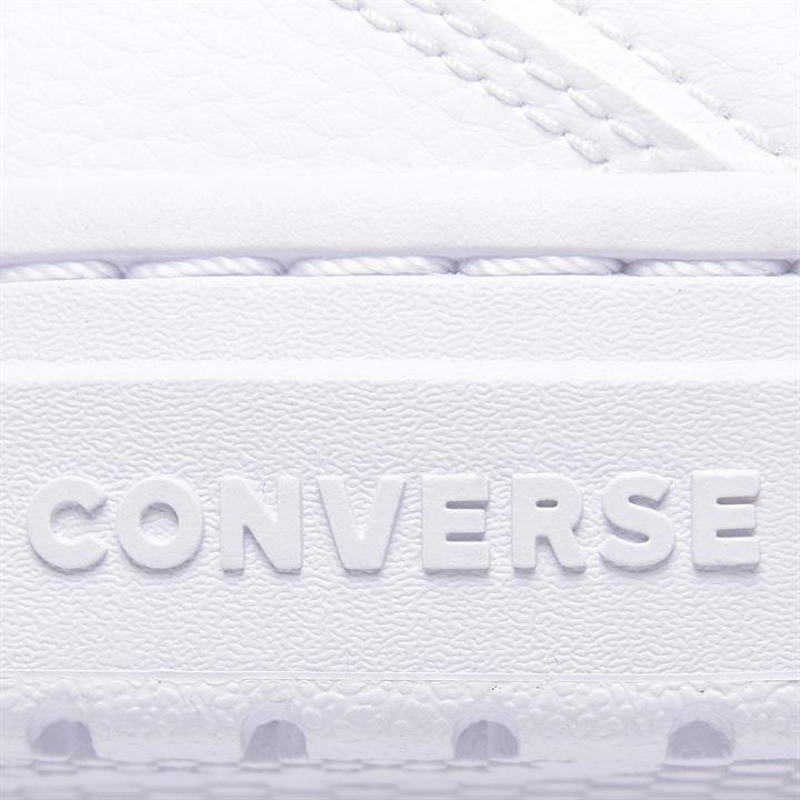 converse ox rival leather trainers