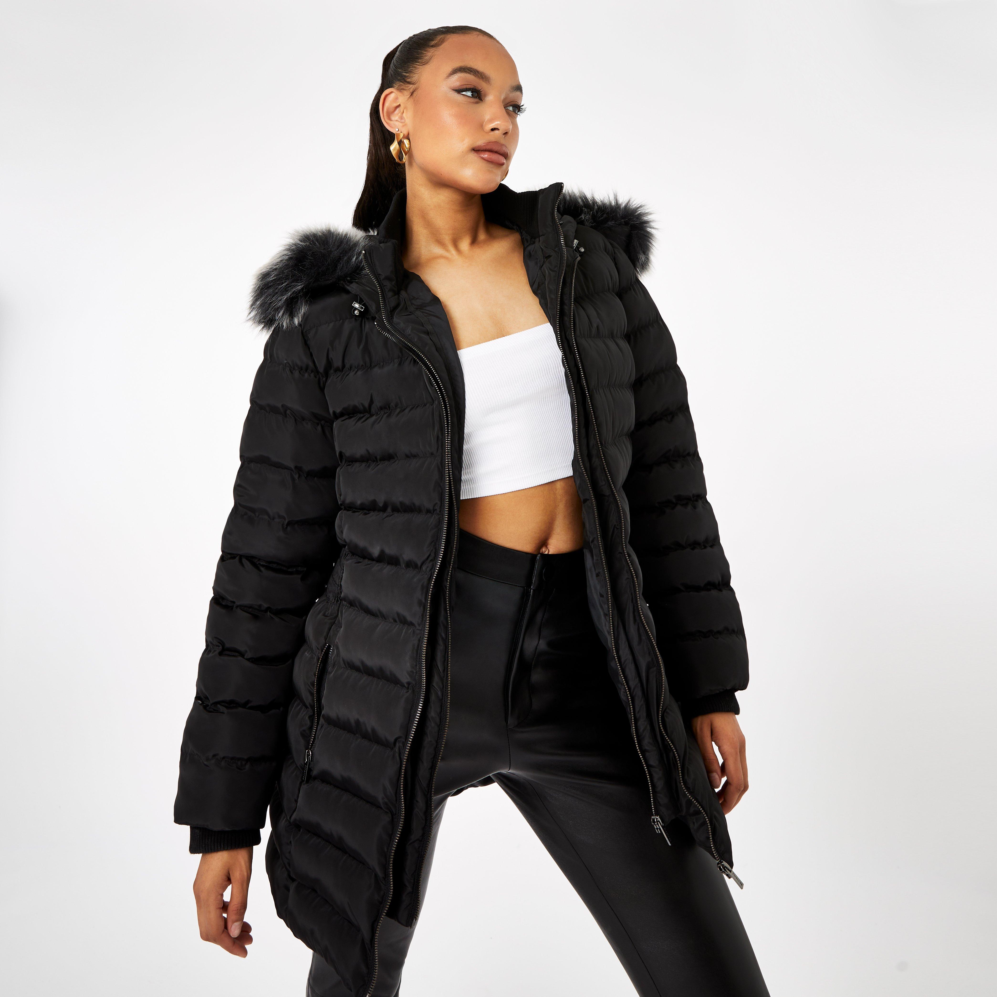 Firetrap longline puffer jacket new arrivals