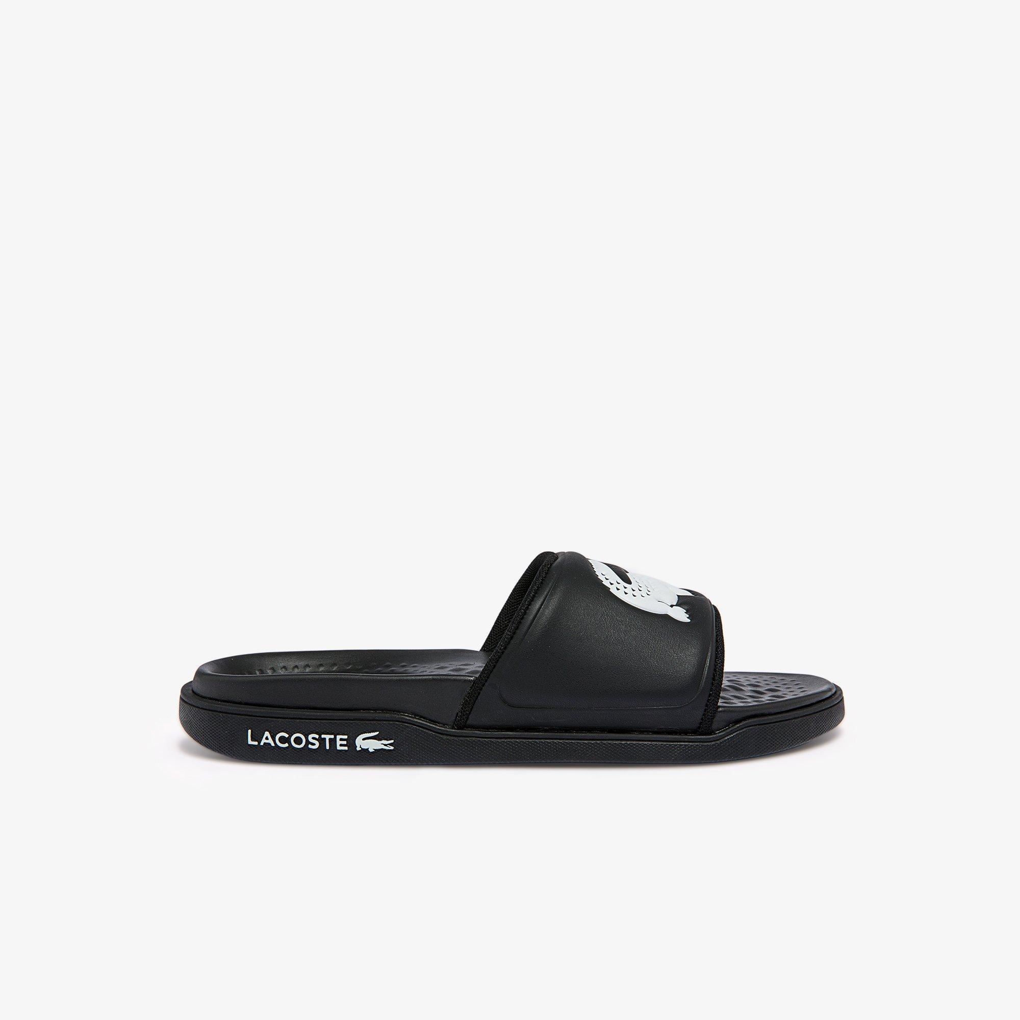 Lacoste croc flip flops deals