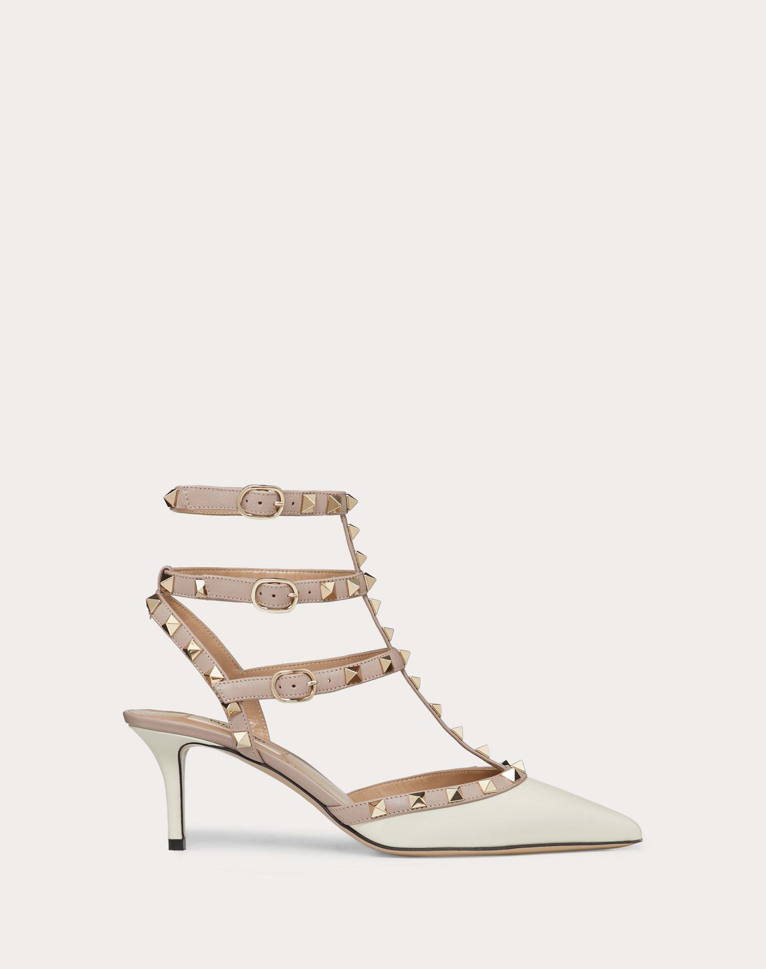 valentino rockstud pump ivory