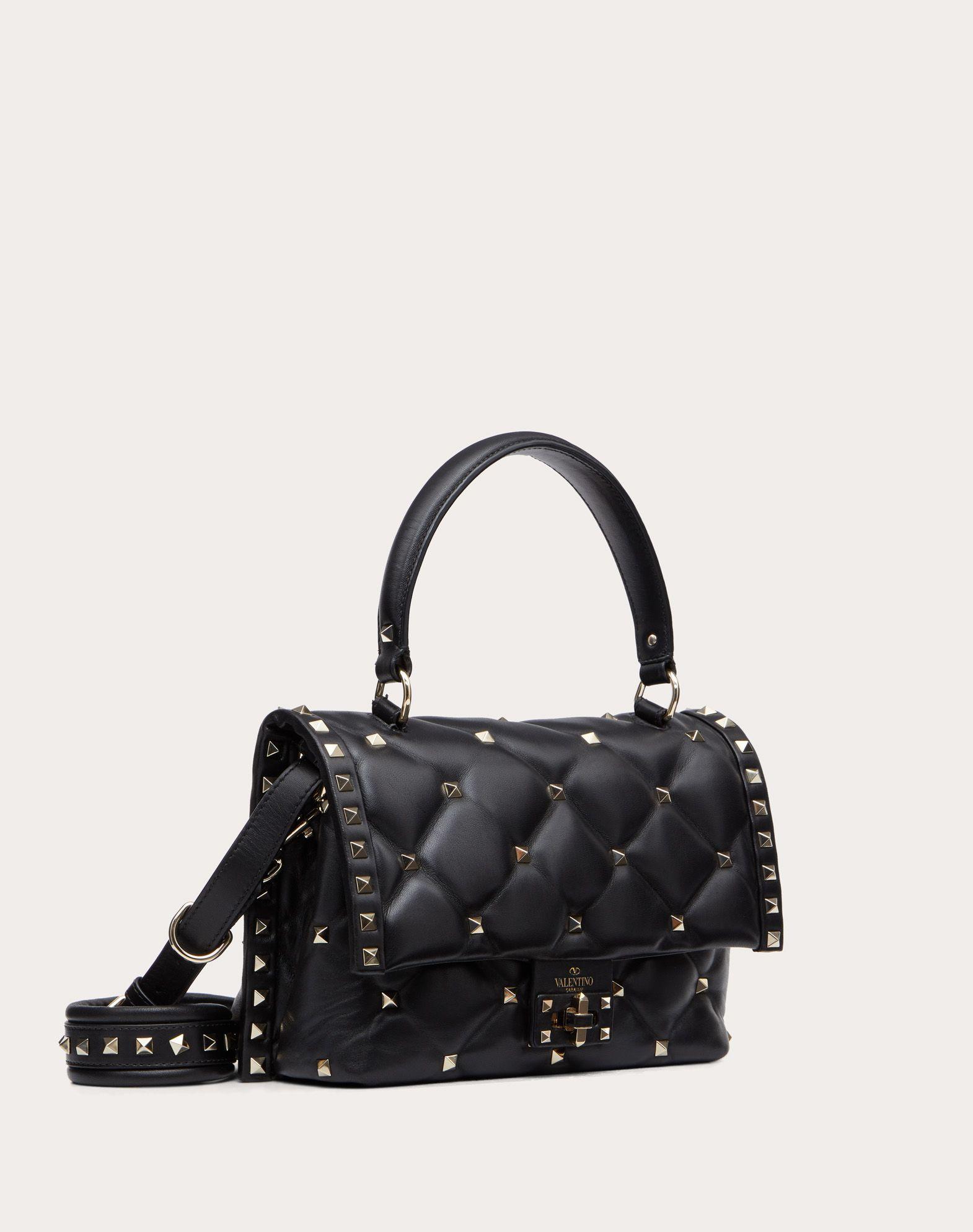 medium candystud nappa leather handbolsa