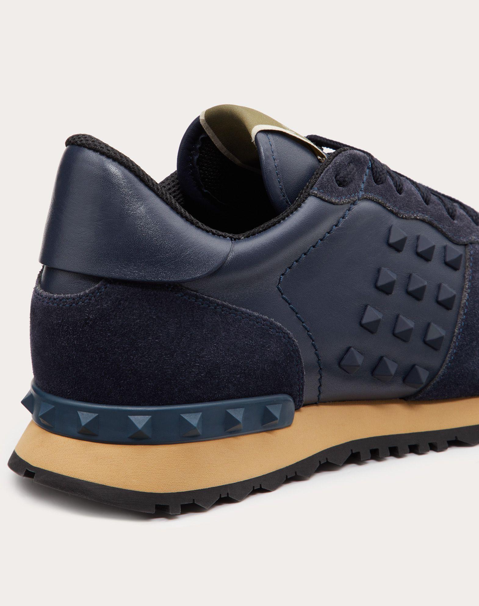 valentino mens studded trainers