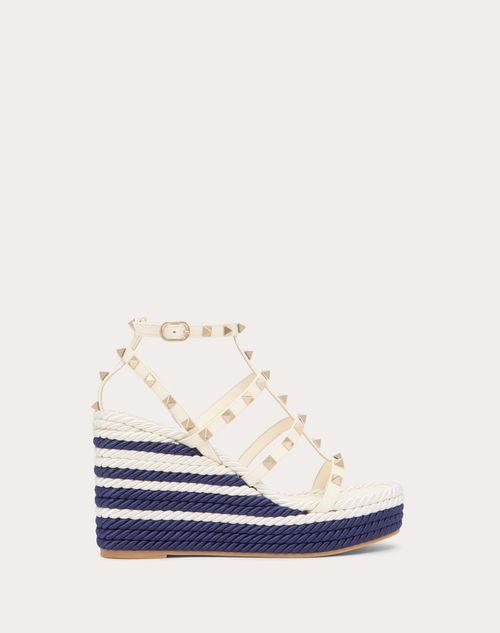 Valentino Garavani レディース ブルー ロックスタッズ カーフ