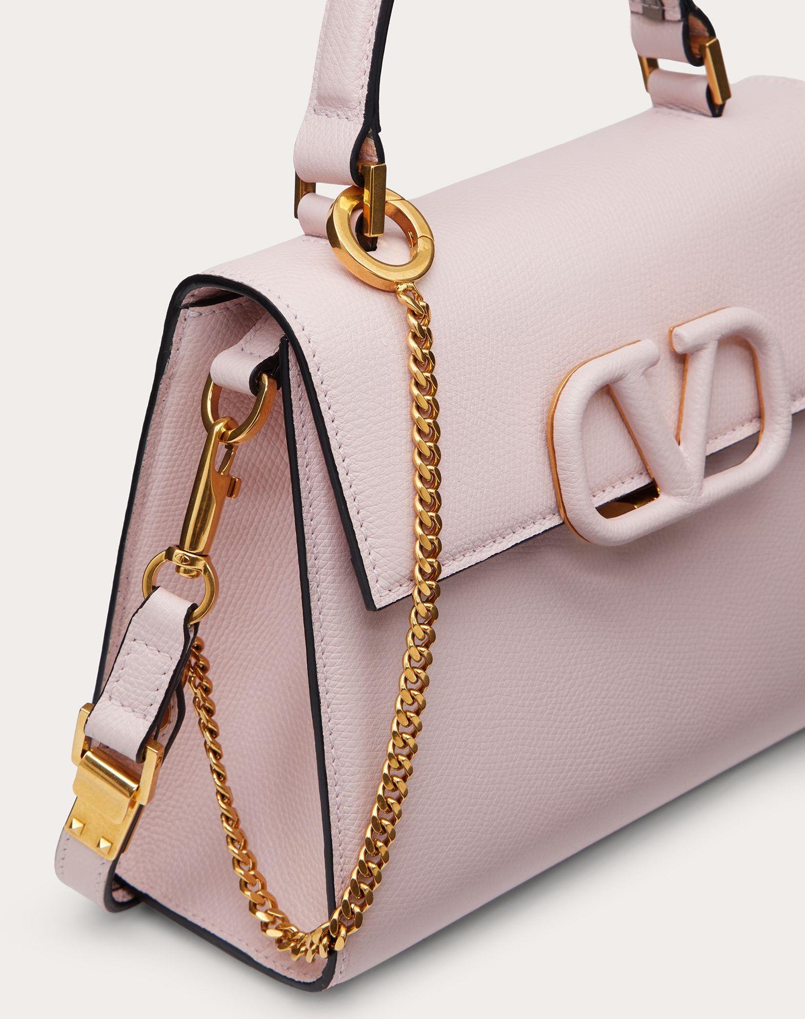Valentino Leather Small Vsling Grainy Calfskin Handbag | Lyst