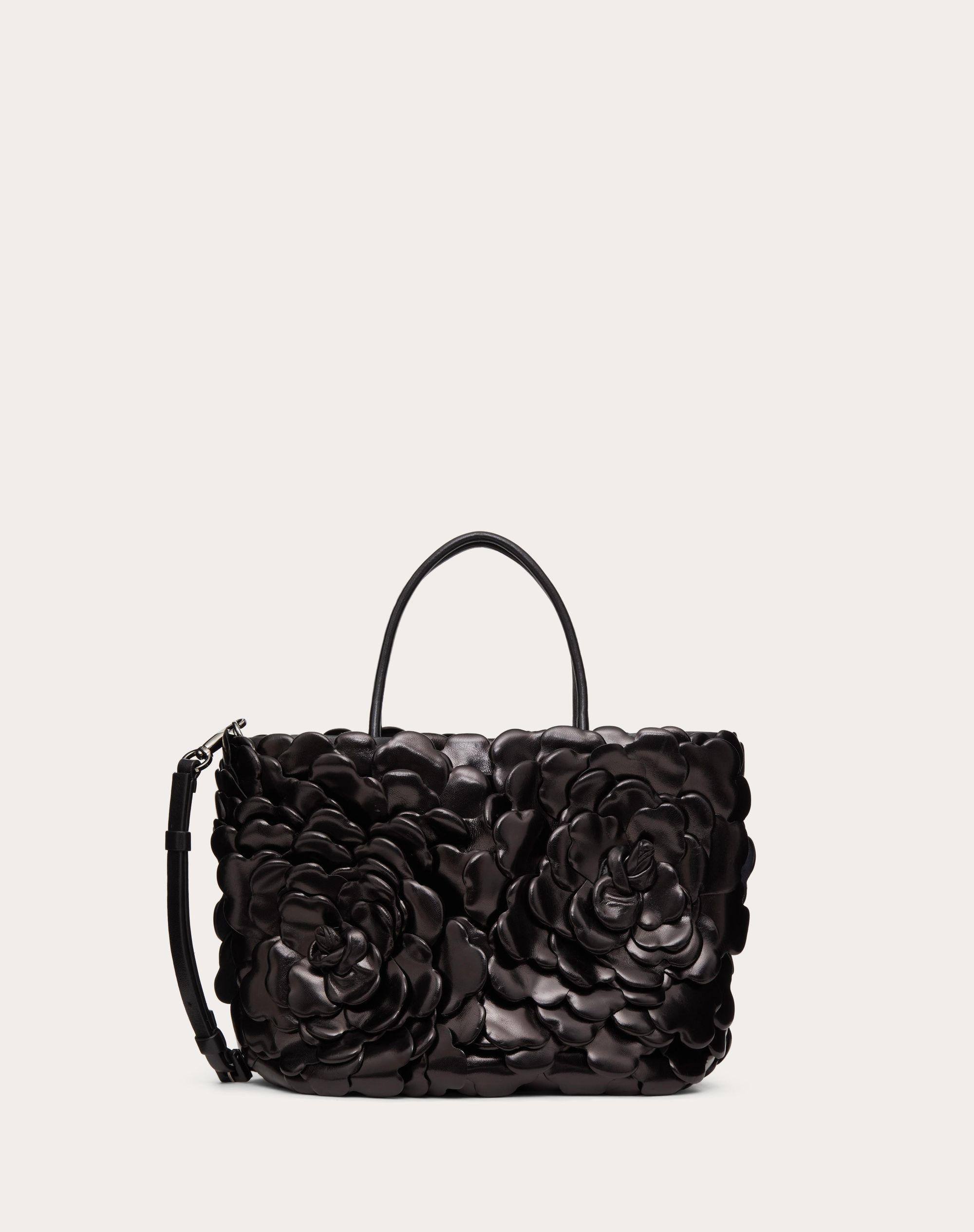 Valentino Garavani Small 03 Rose Edition Tote Bag in Black | Lyst