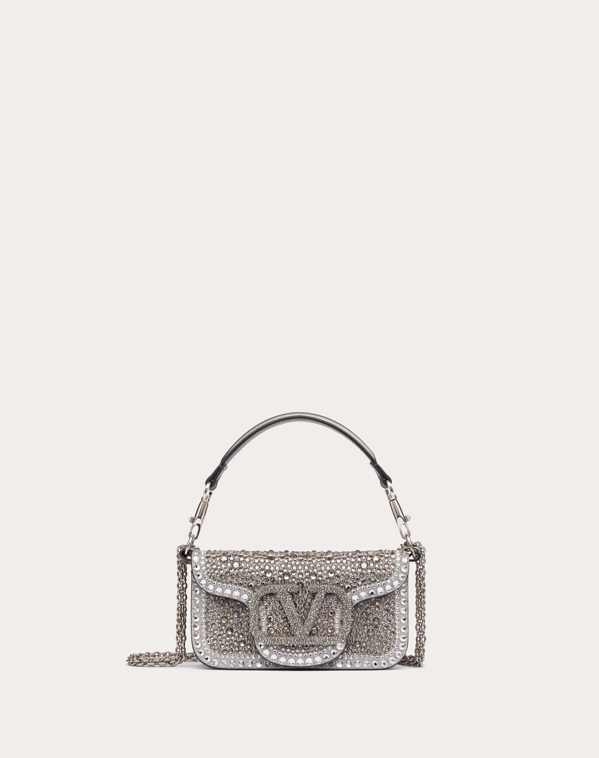 3D model Valentino Garavani Loco Embroidered Crystal Shoulder Bag