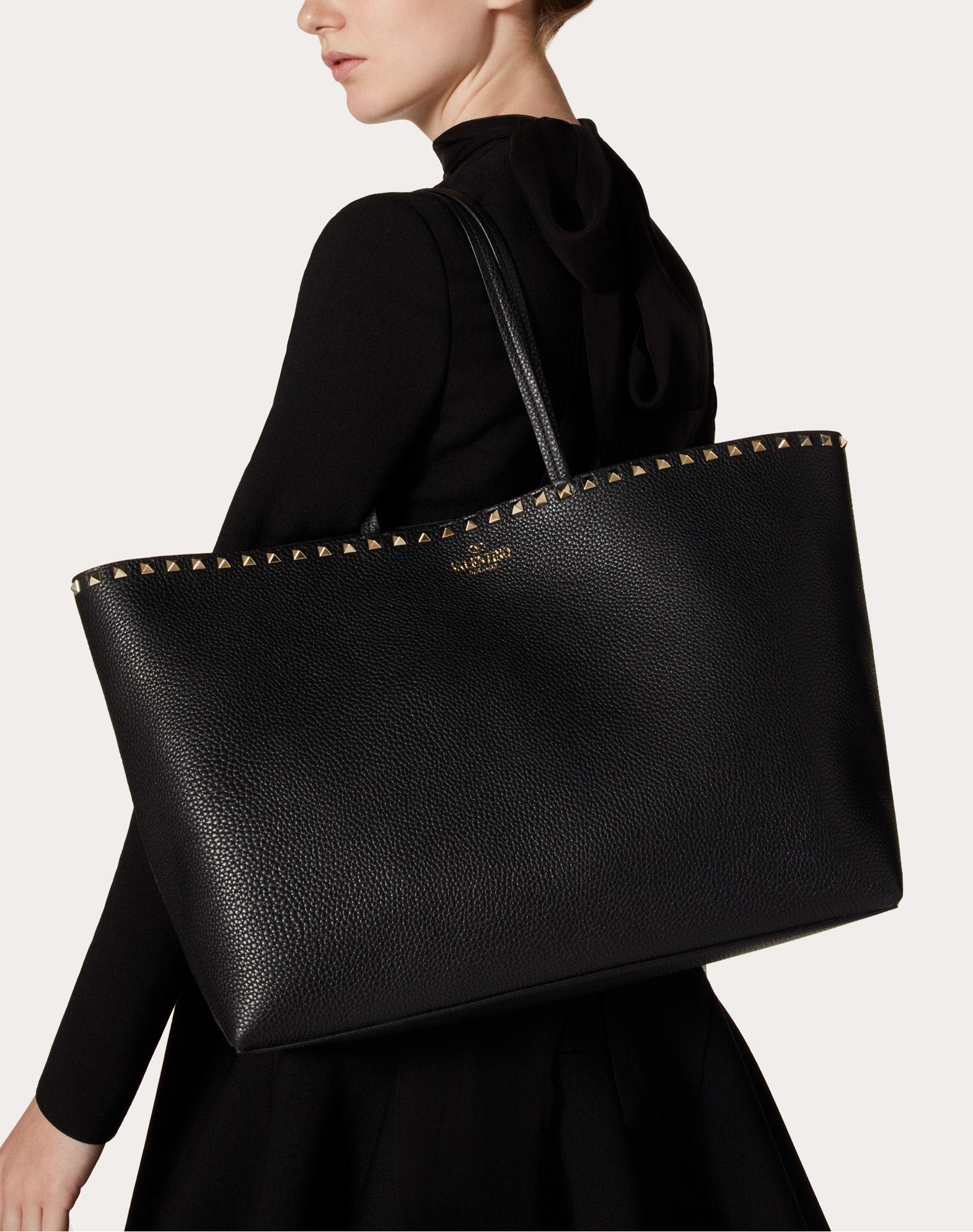valentino rockstud shopping bag