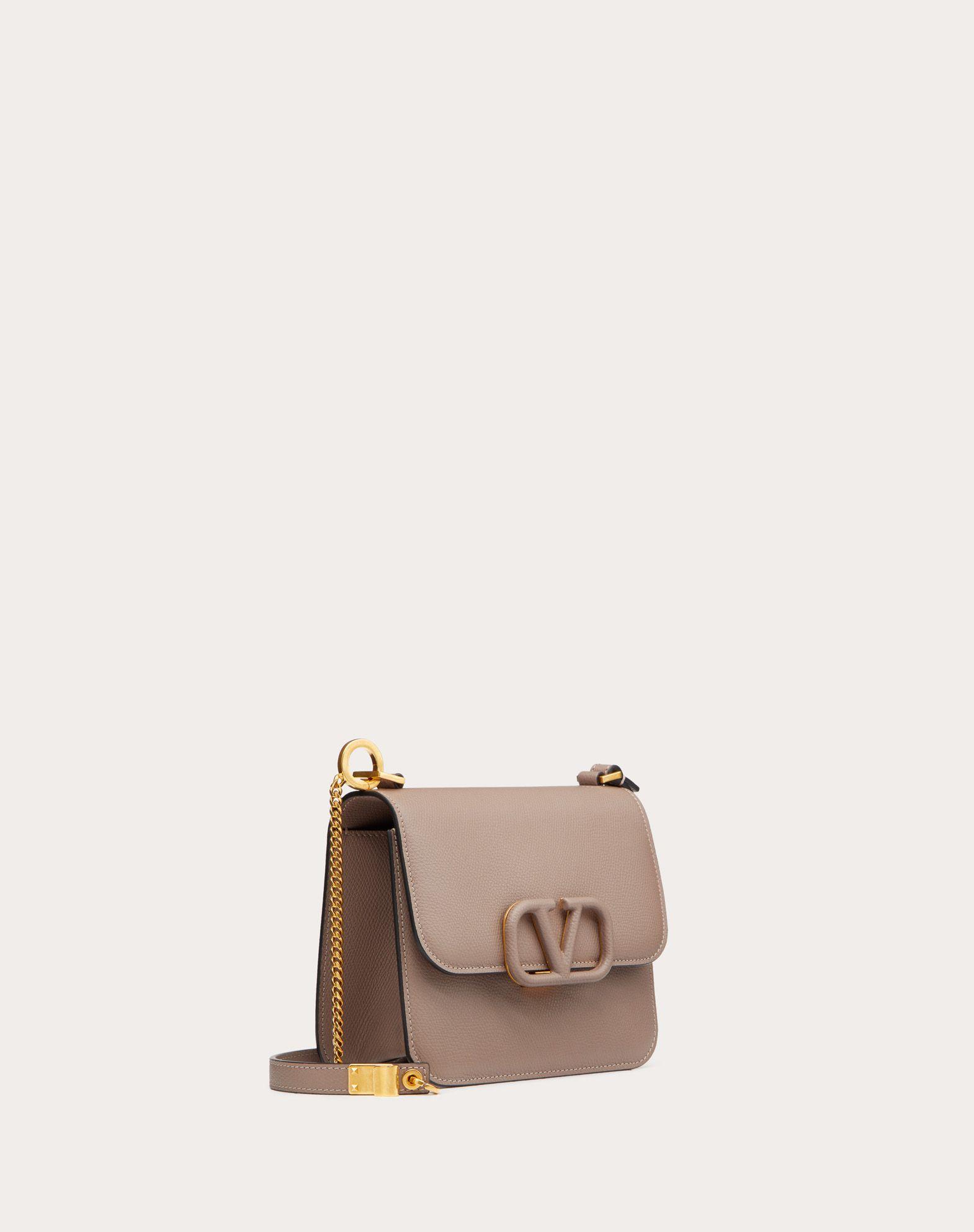 SMALL VSLING GRAINY CALFSKIN HANDBAG