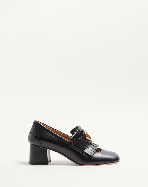 パンプス VALENTINO V LOGO PUMPS Vlogo Signature Patent Leather Slingback Pump 80mm / 3.15 In