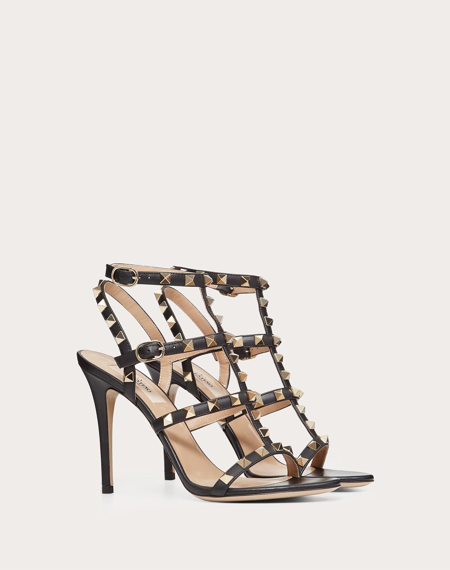 rockstud ankle strap sandal
