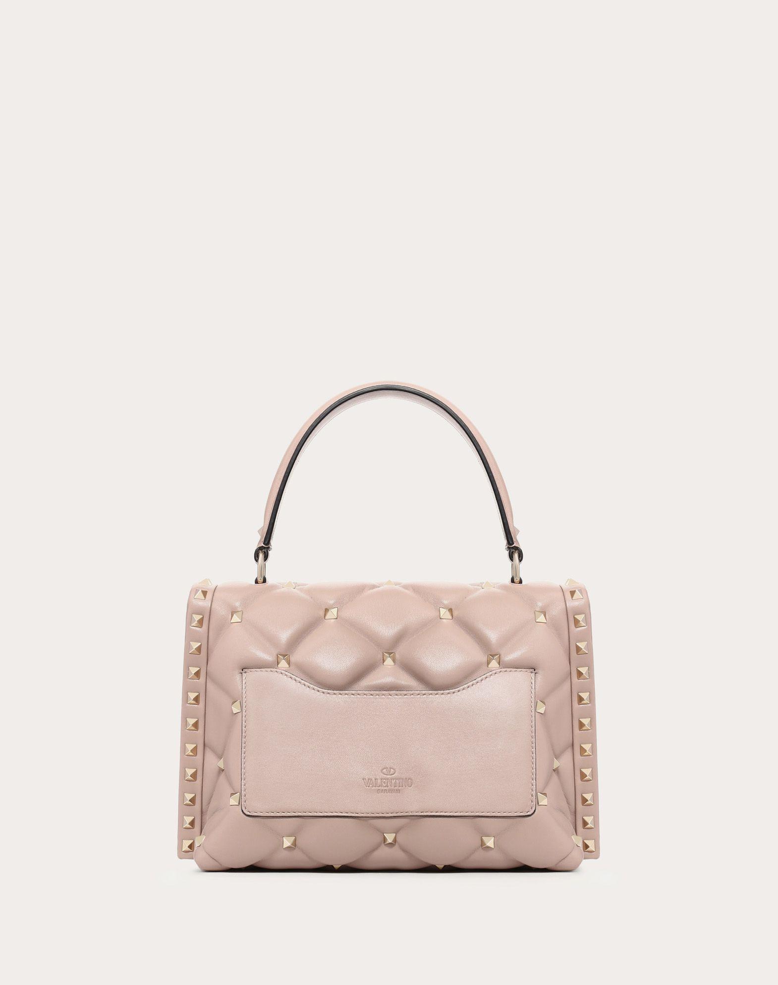 medium candystud nappa leather handbolsa