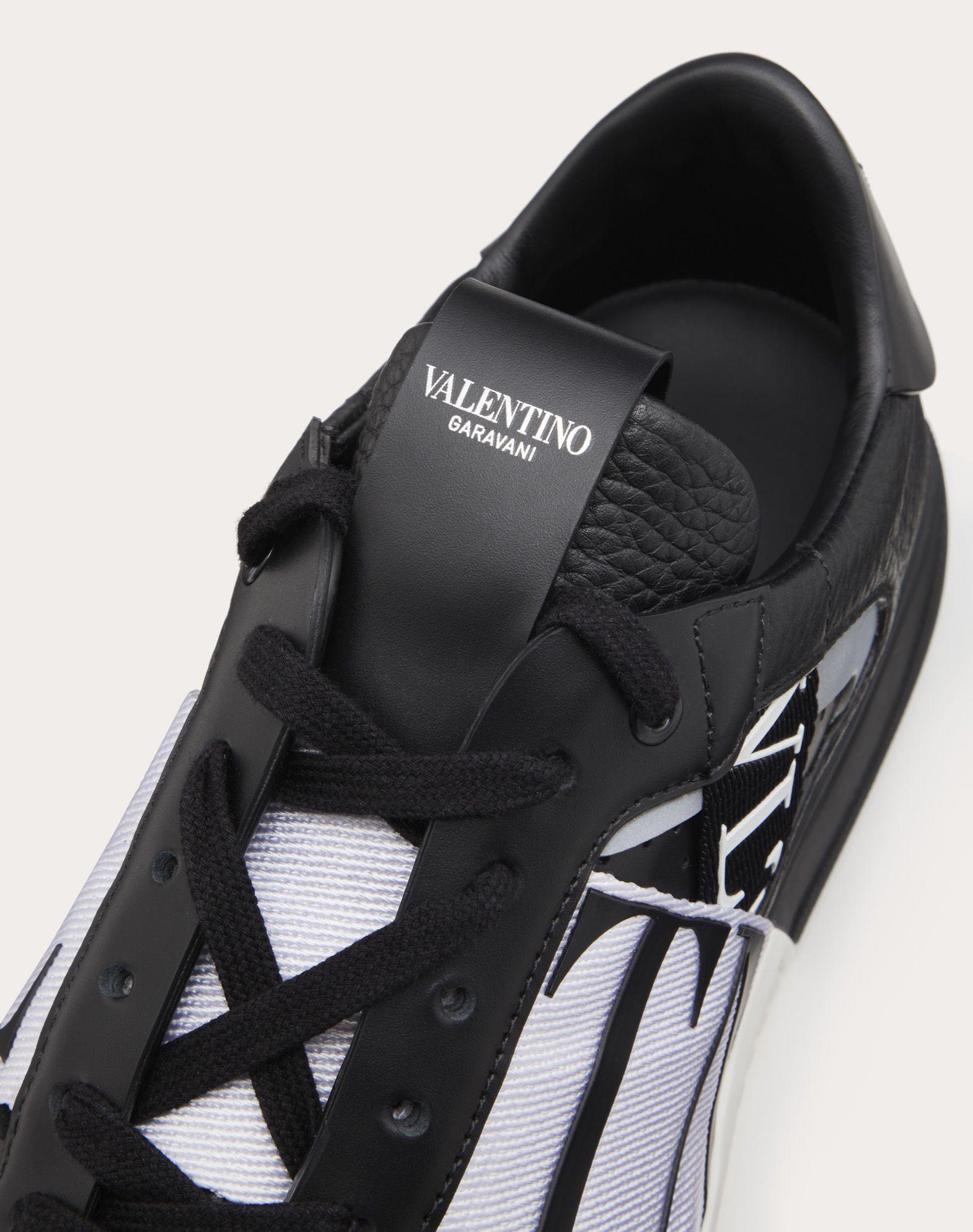 Valentino Garavani Leather Calfskin Vl7n Sneaker With Bands in Black ...