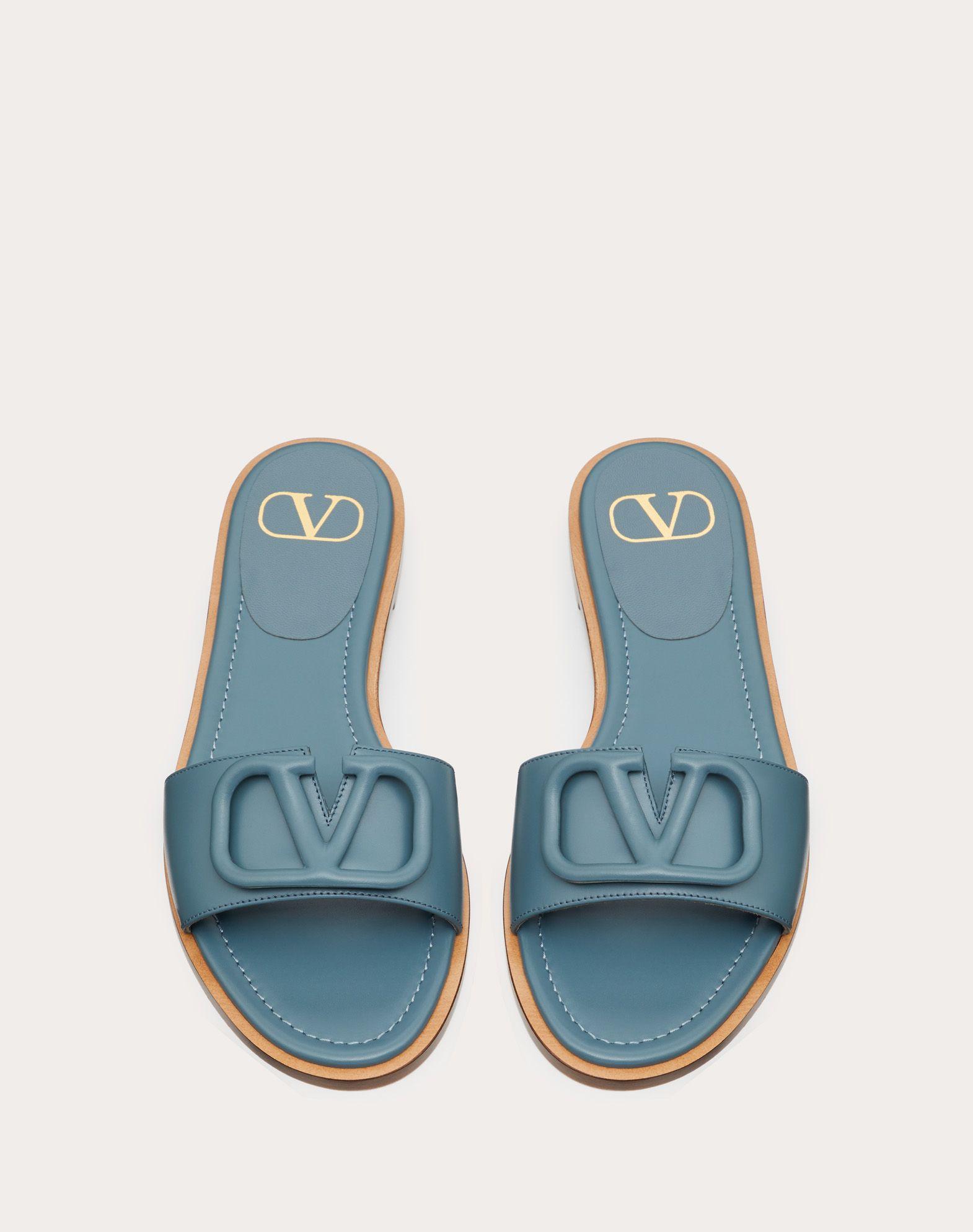 valentino flat slide sandal