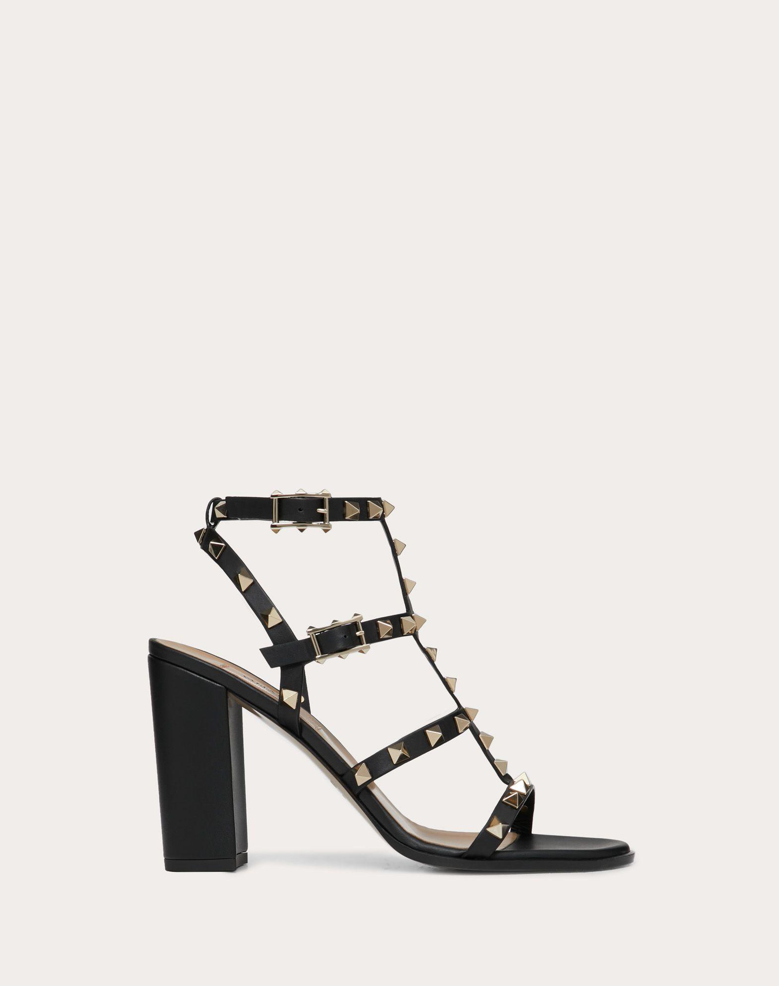 valentino rockstud caged sandals
