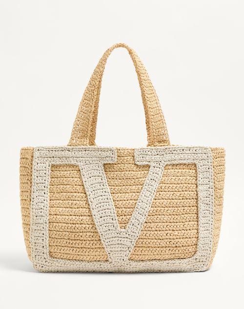 トートバッグ Valentino Garavani Bags Valentino Garavani Beehive Lattice Ivory Studded Leather