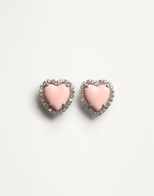 【関税込み】Valentino Garavani Coeur Hyperbole イヤリング Valentino Garavani: Coeur Hyperbole イヤリング | SSENSE 日本