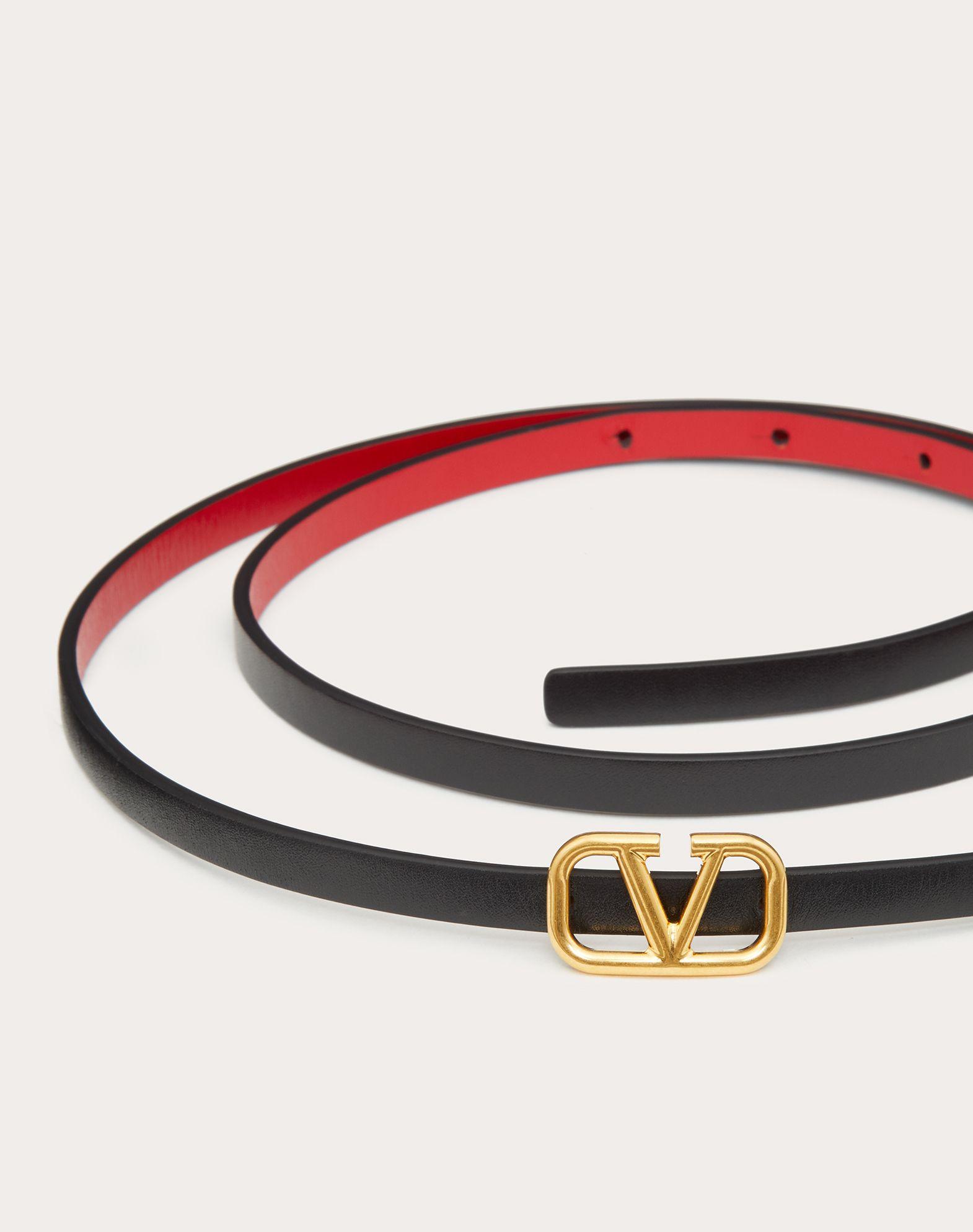 valentino snakeskin belt