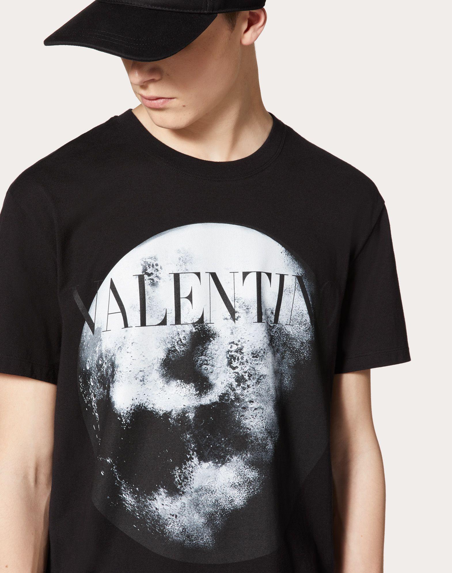 Valentino Cotton Moon Dust T-shirt in 