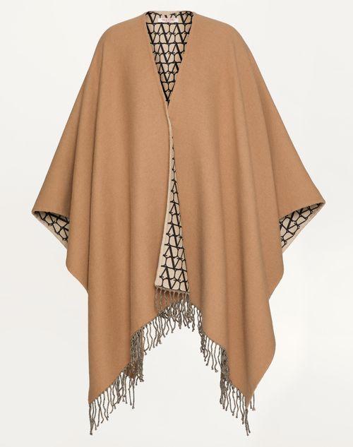 VIP【送料関税込】VALENTINO FRINGED DOUBLE PONCHO Valentino Garavani Ponchos and poncho dresses for Women