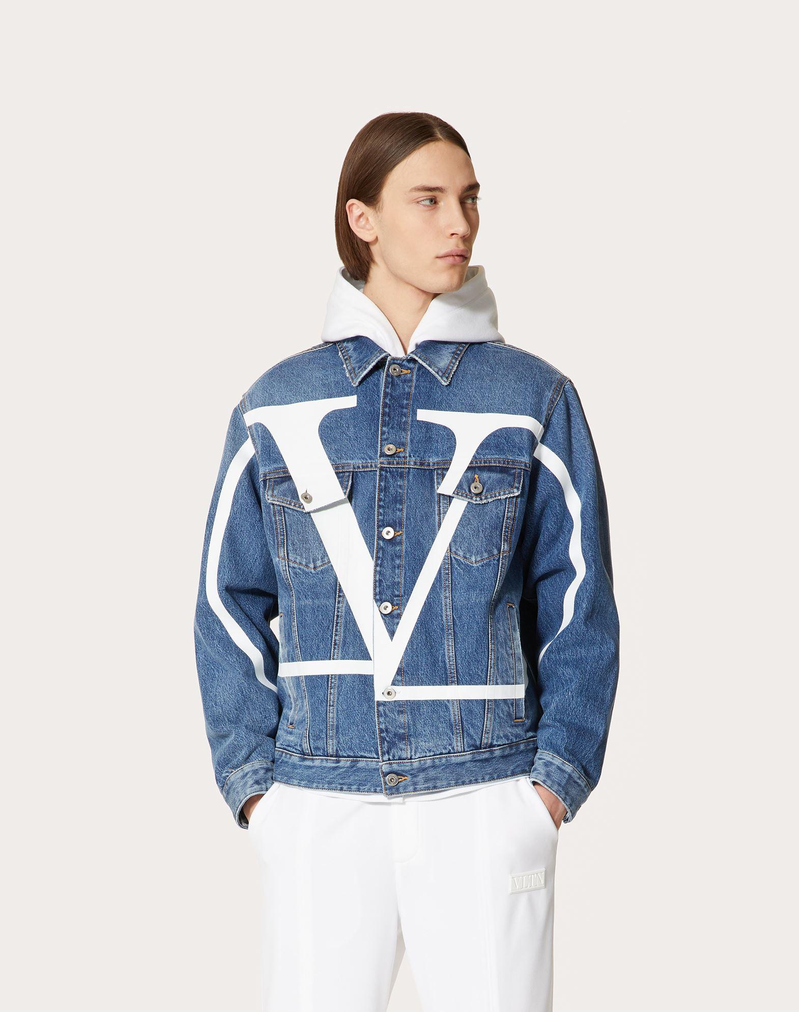 Valentino denim jacket mens Outlet