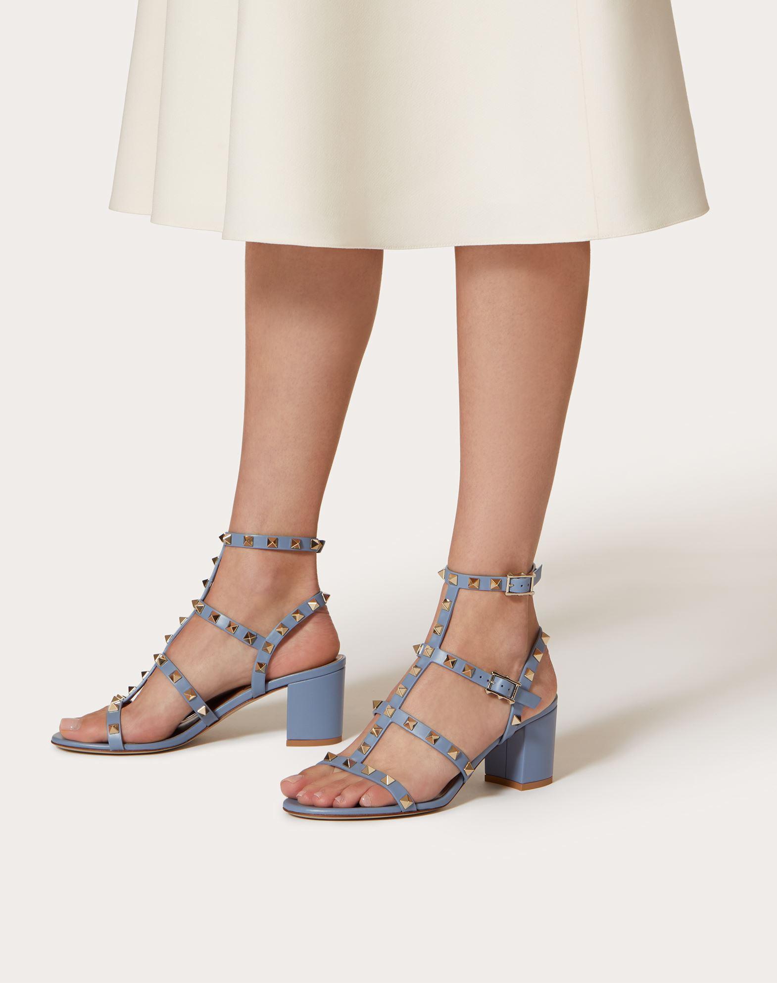rockstud ankle strap sandal