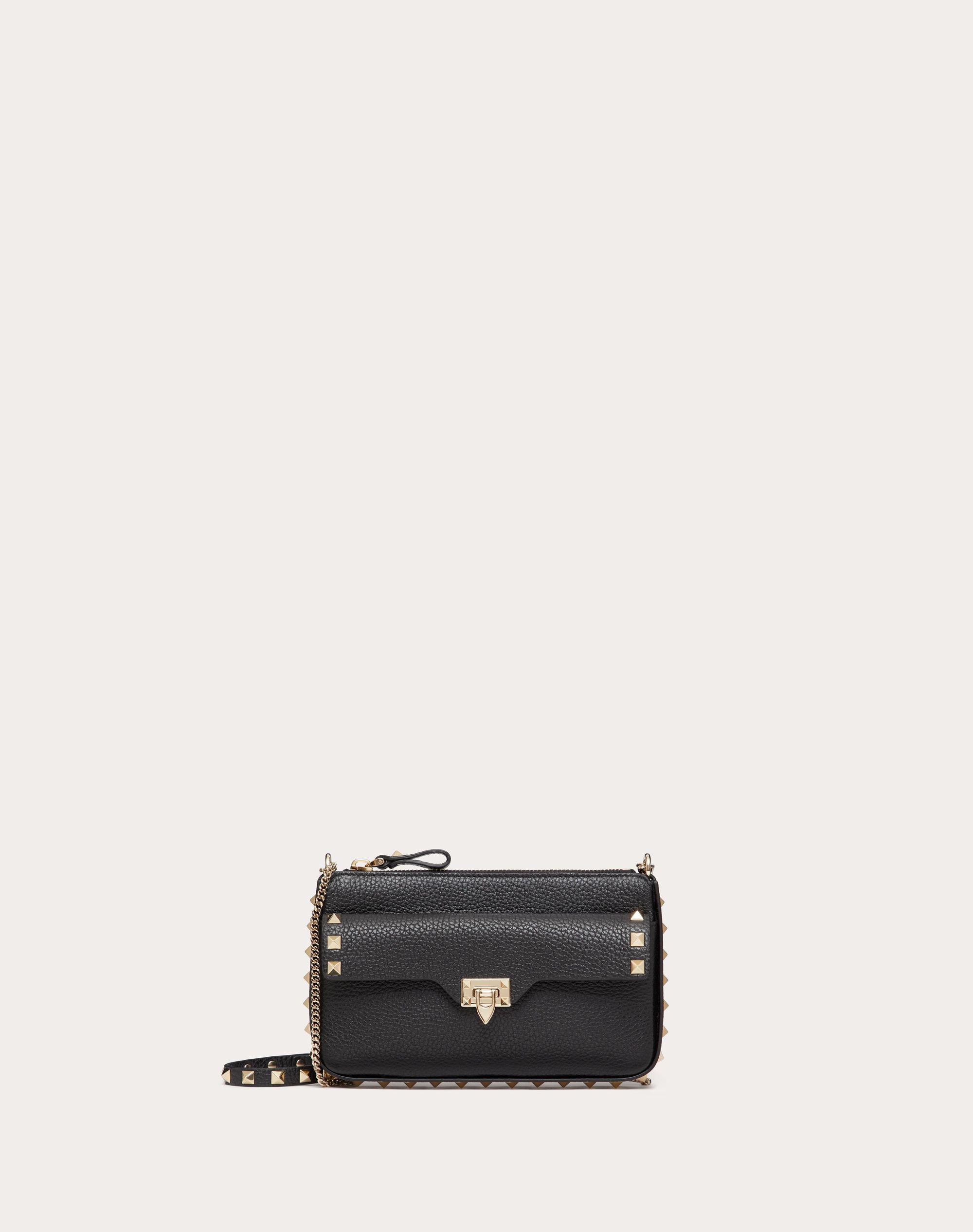 Valentino - Rockstud Medium Calfskin Backpack Black