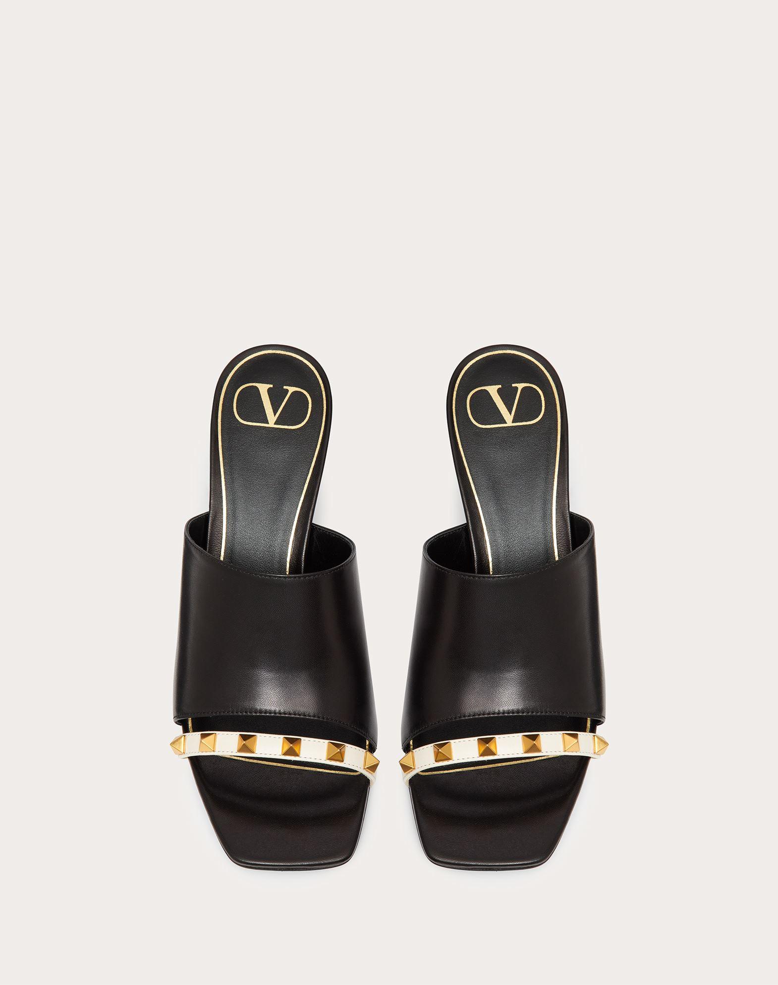 Valentino Garavani signature rockstud slides - Black
