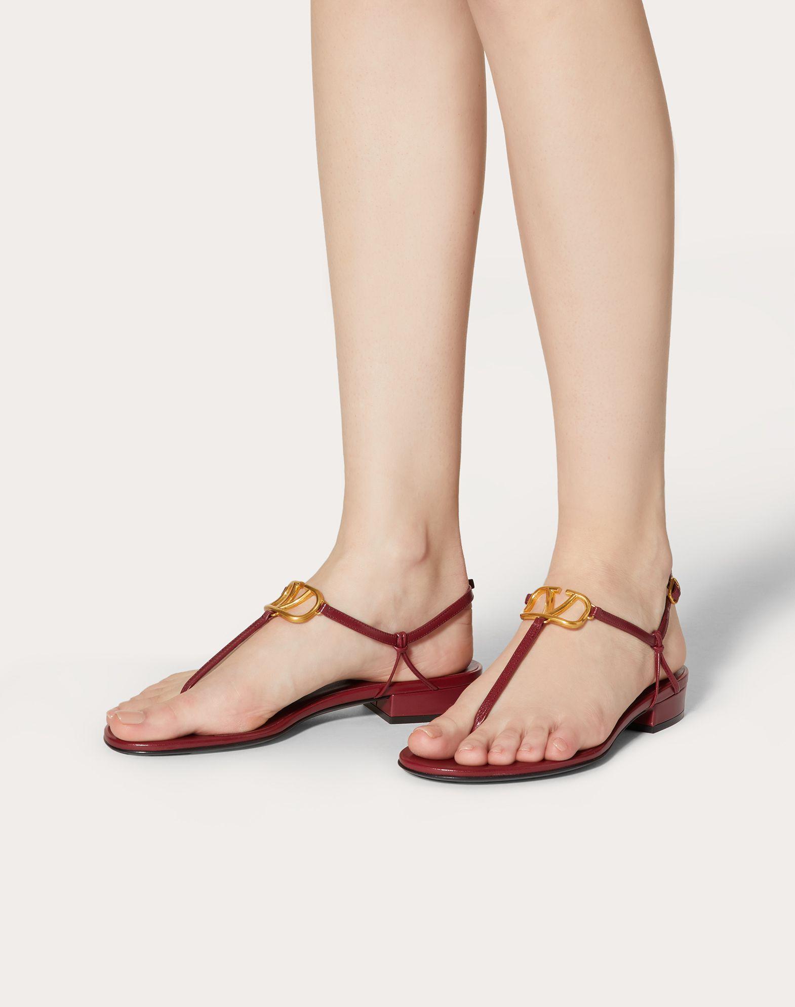 valentino vlogo sandals clear