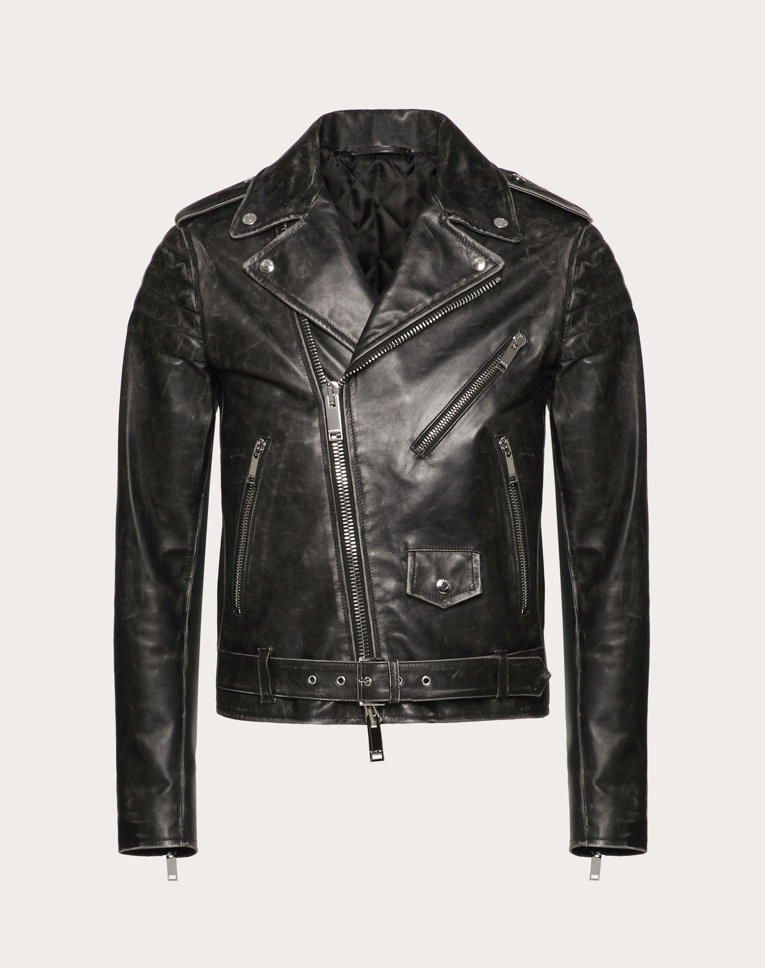 Valentino horse skin leather jacket