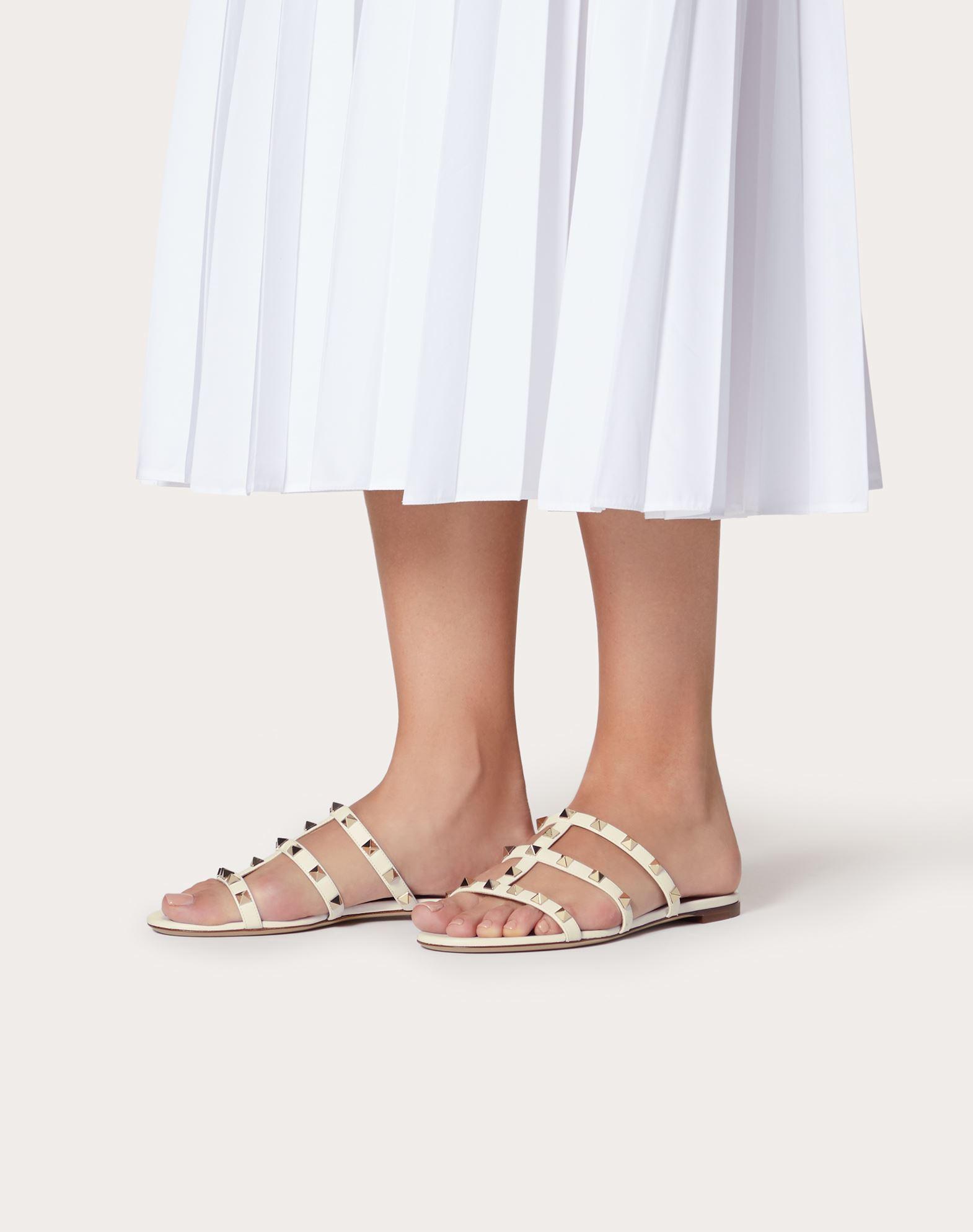 valentino flat slides