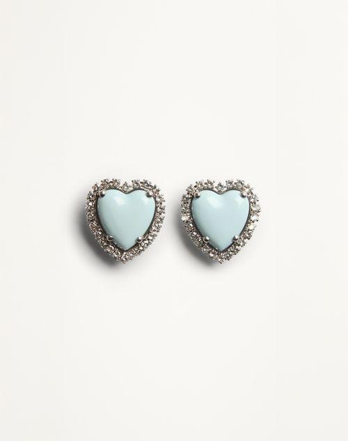 イヤリング Valentino Garavani 'Coeur Hyperbole' earrings valentino-garavani-metal-resin